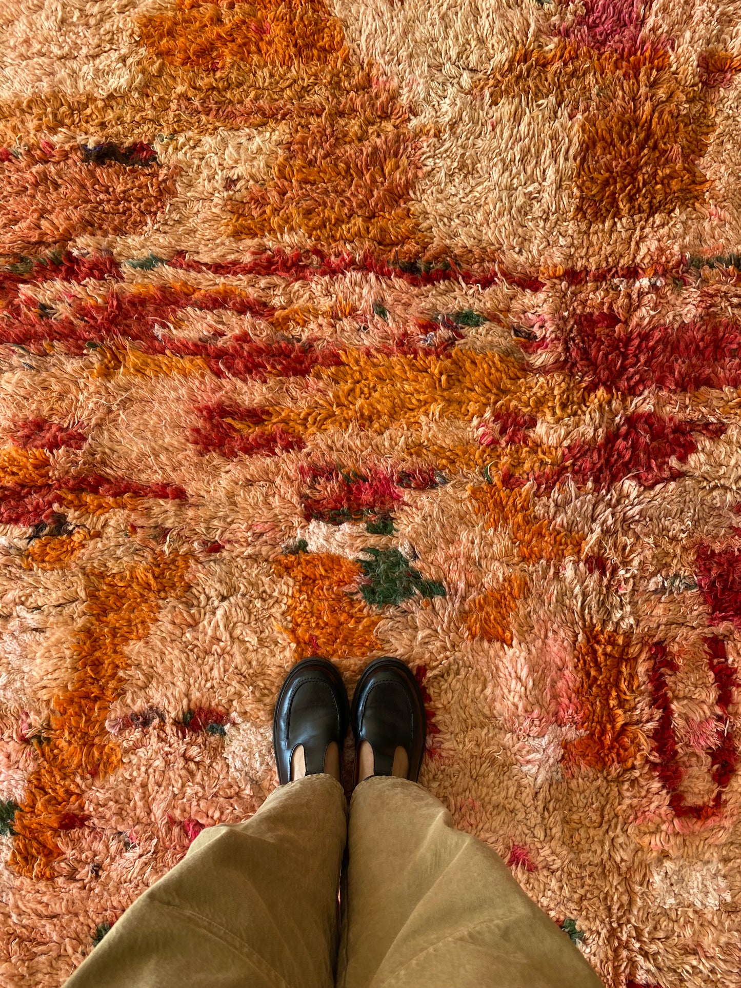 Tapis Beni Ouarain coloré (940) 320x198cm - Fireheart