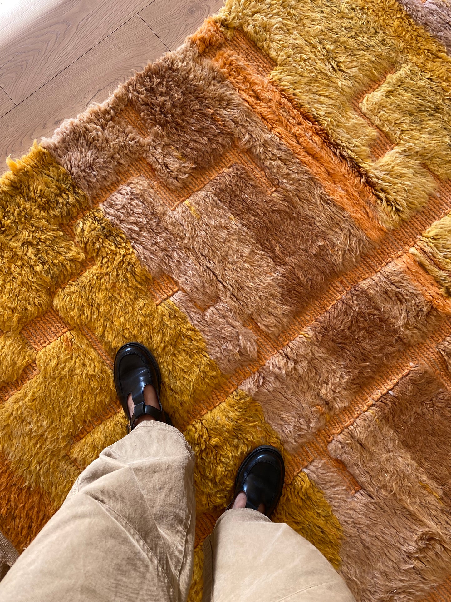 Tapis Beni Ouarain coloré (945) 241x177cm - Madrid