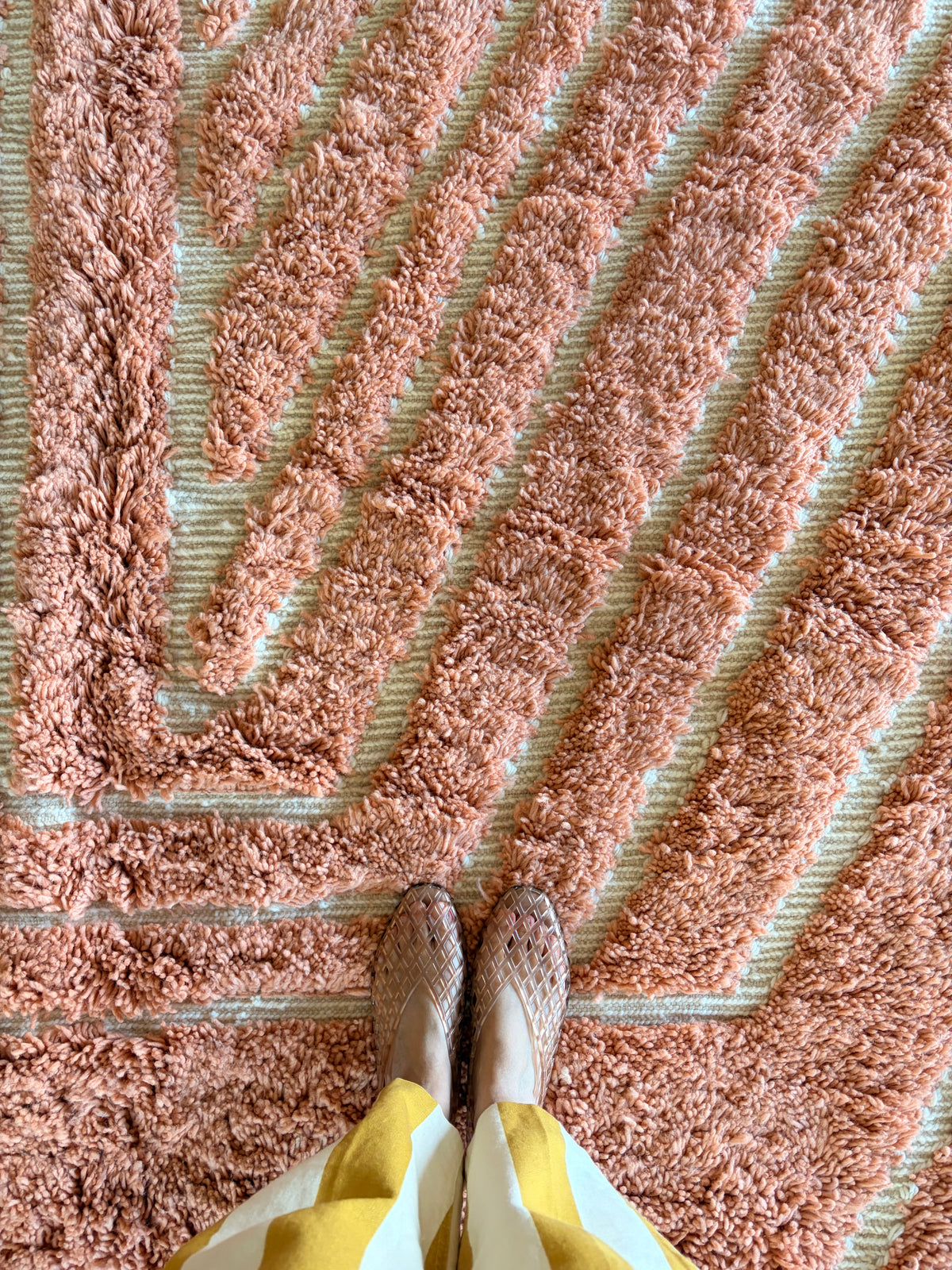 Tapis Beni Ouarain coloré (1287) 310x202cm - The Mirror