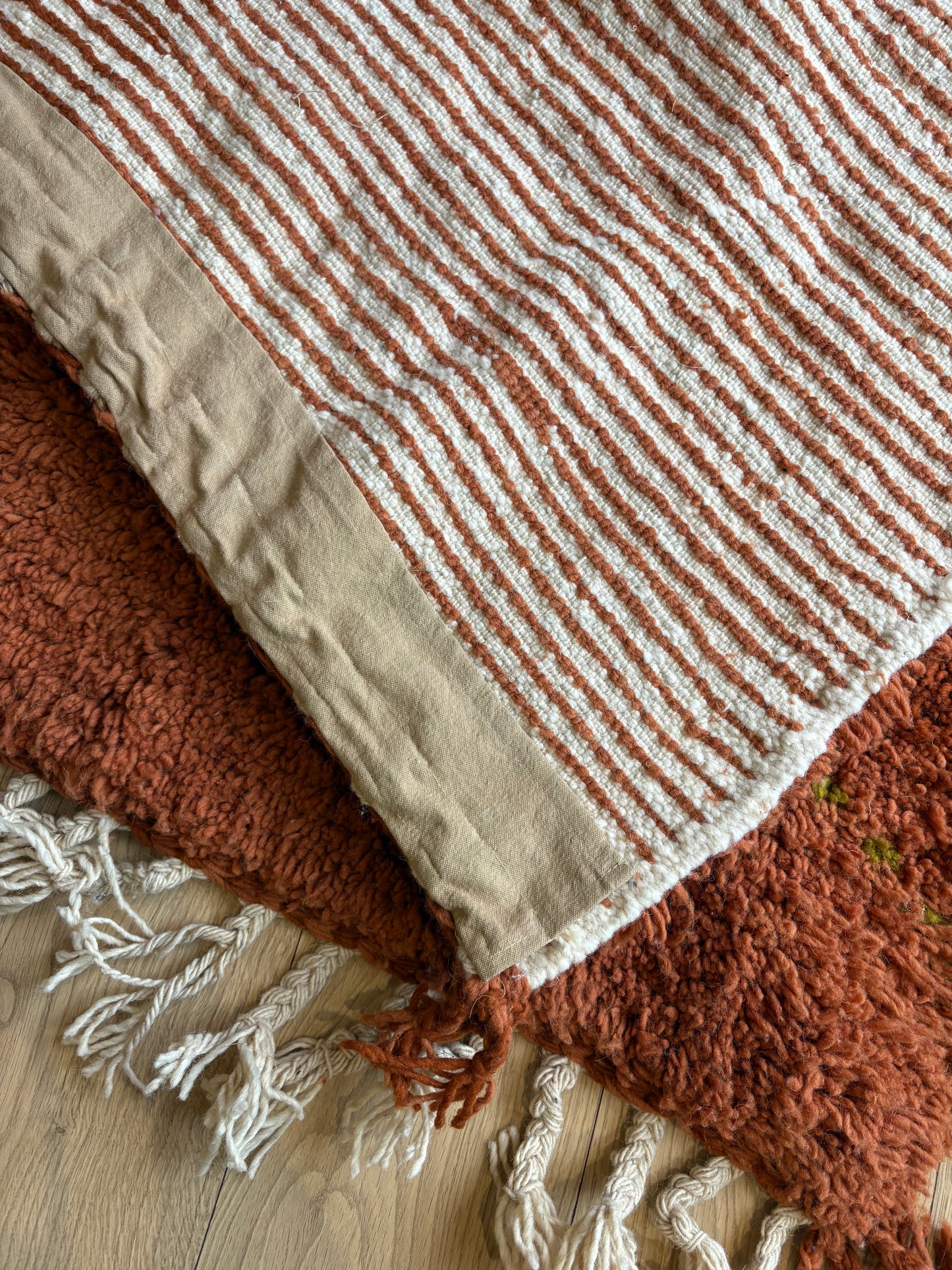 Wall Hanging Moroccan Rug (998) 141x106cm - Autumn