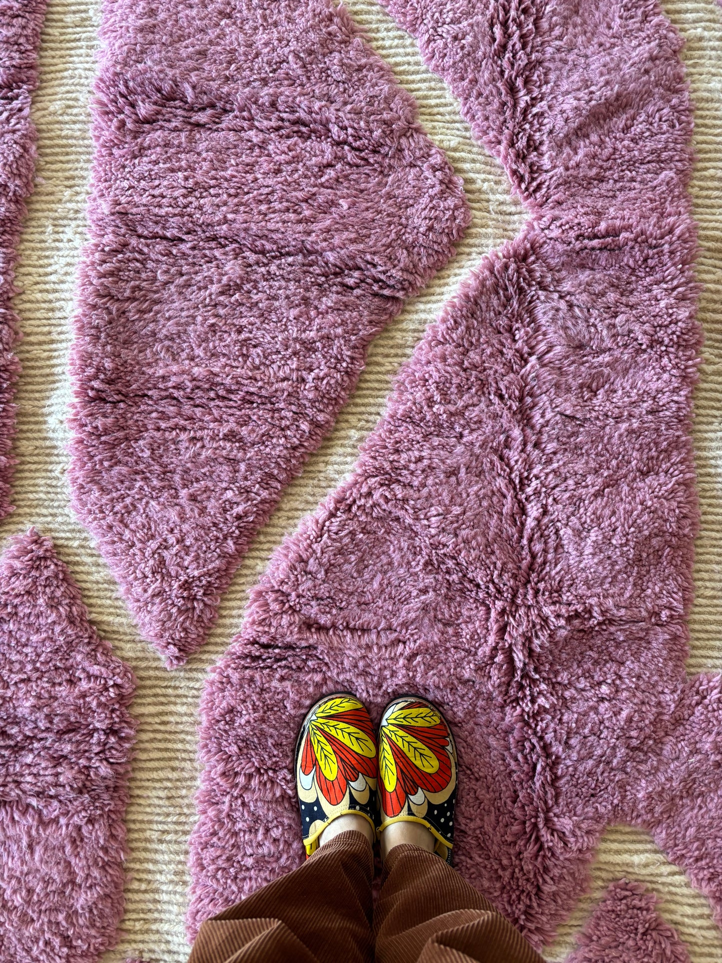 Beni Ouarain Moroccan Colorful Rug (916) 284x195cm - Flora