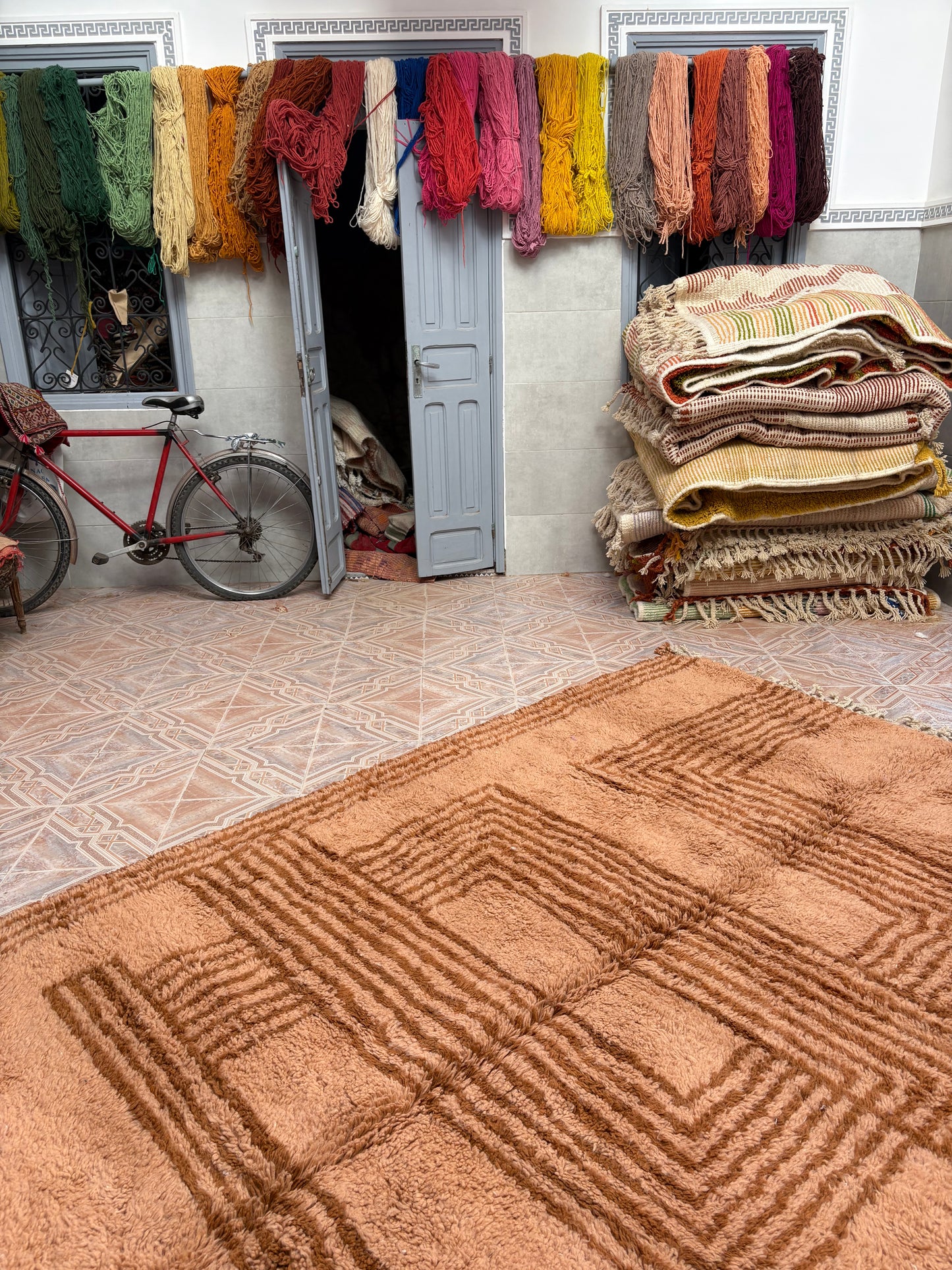 Beni Ouarain Moroccan Colorful Rug (963) 293x200cm - On the Way