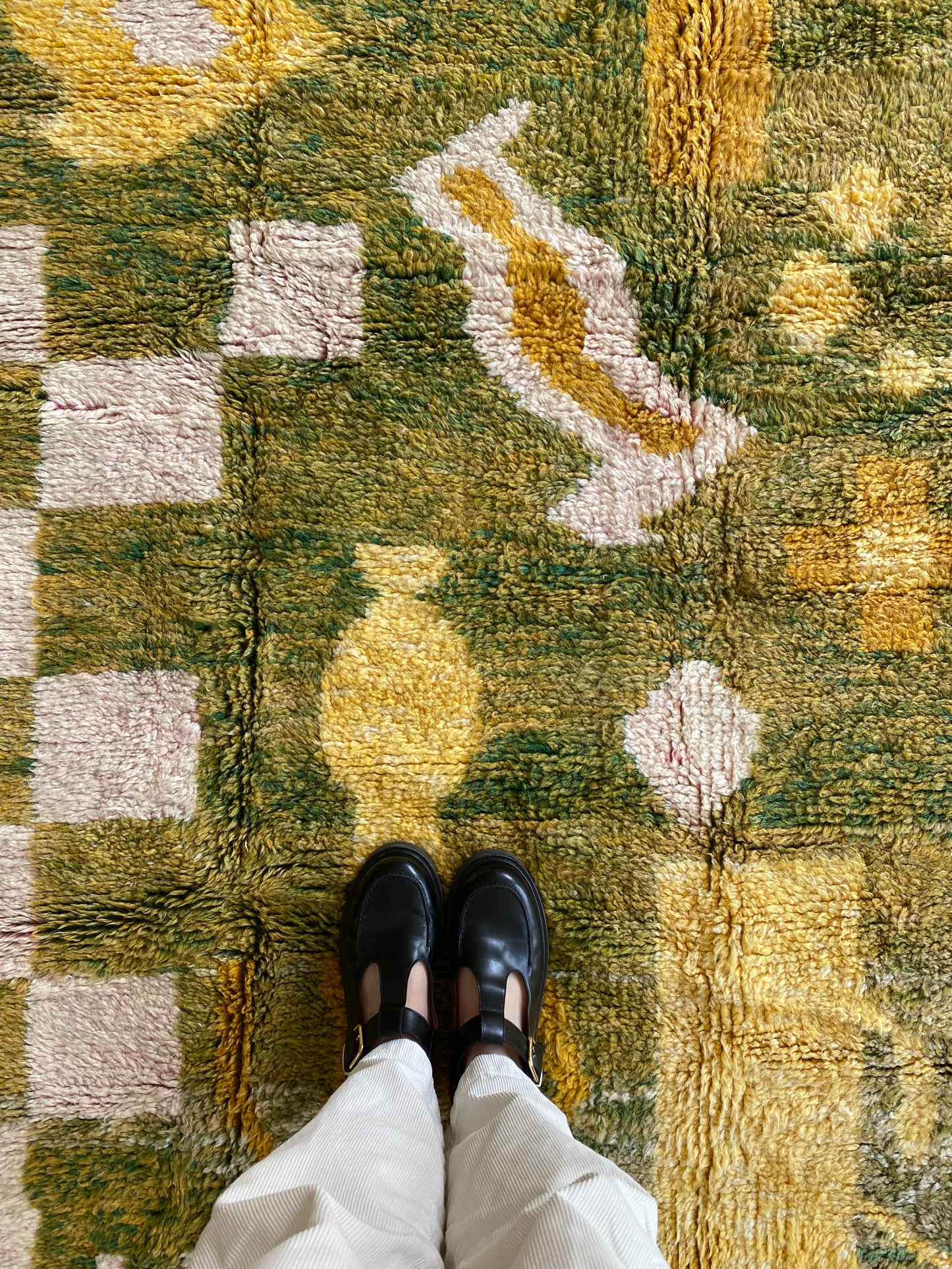 Tapis Beni Ouarain coloré (891) 257x167cm - Colline del Prosecco
