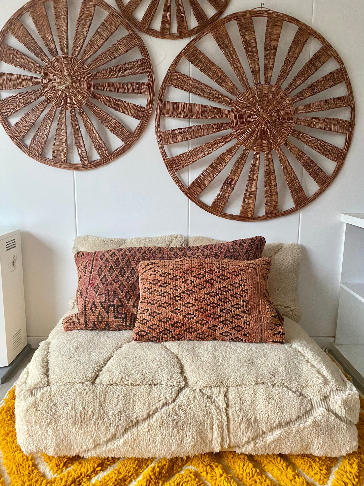 Moroccan Terracotta Wool Cushion