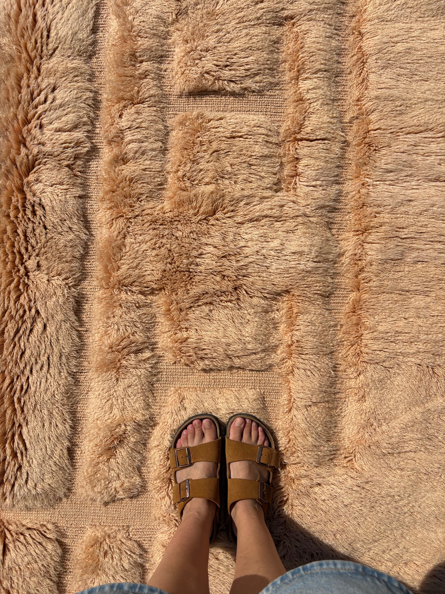Mrirt Moroccan Rug (978) 298x210cm - Pink Sand