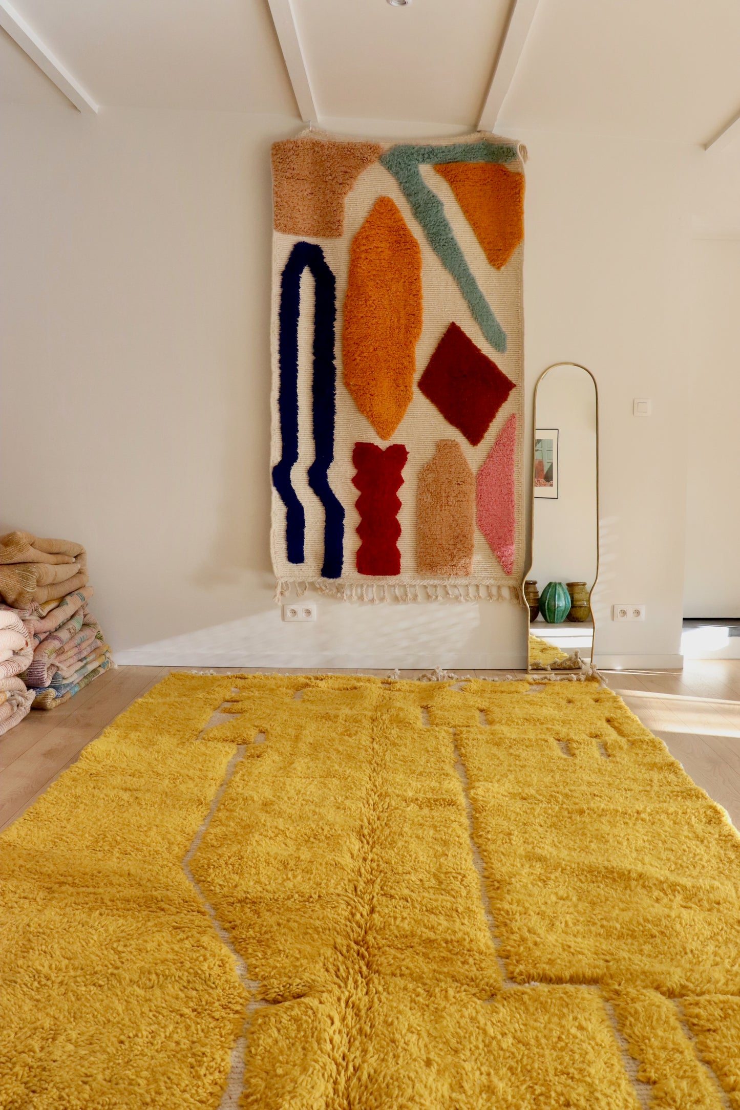 Tapis Beni Ouarain coloré (951) 294x203cm - Sunrise