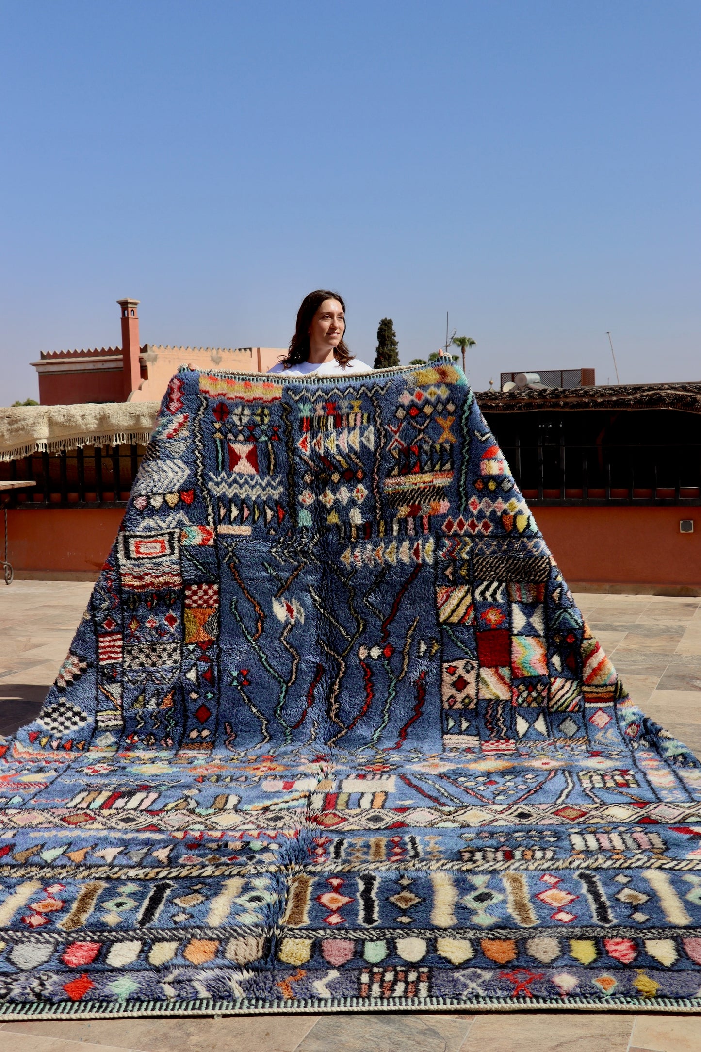 Mrirt Moroccan Rug (981) 353x255cm - The Bold Journey