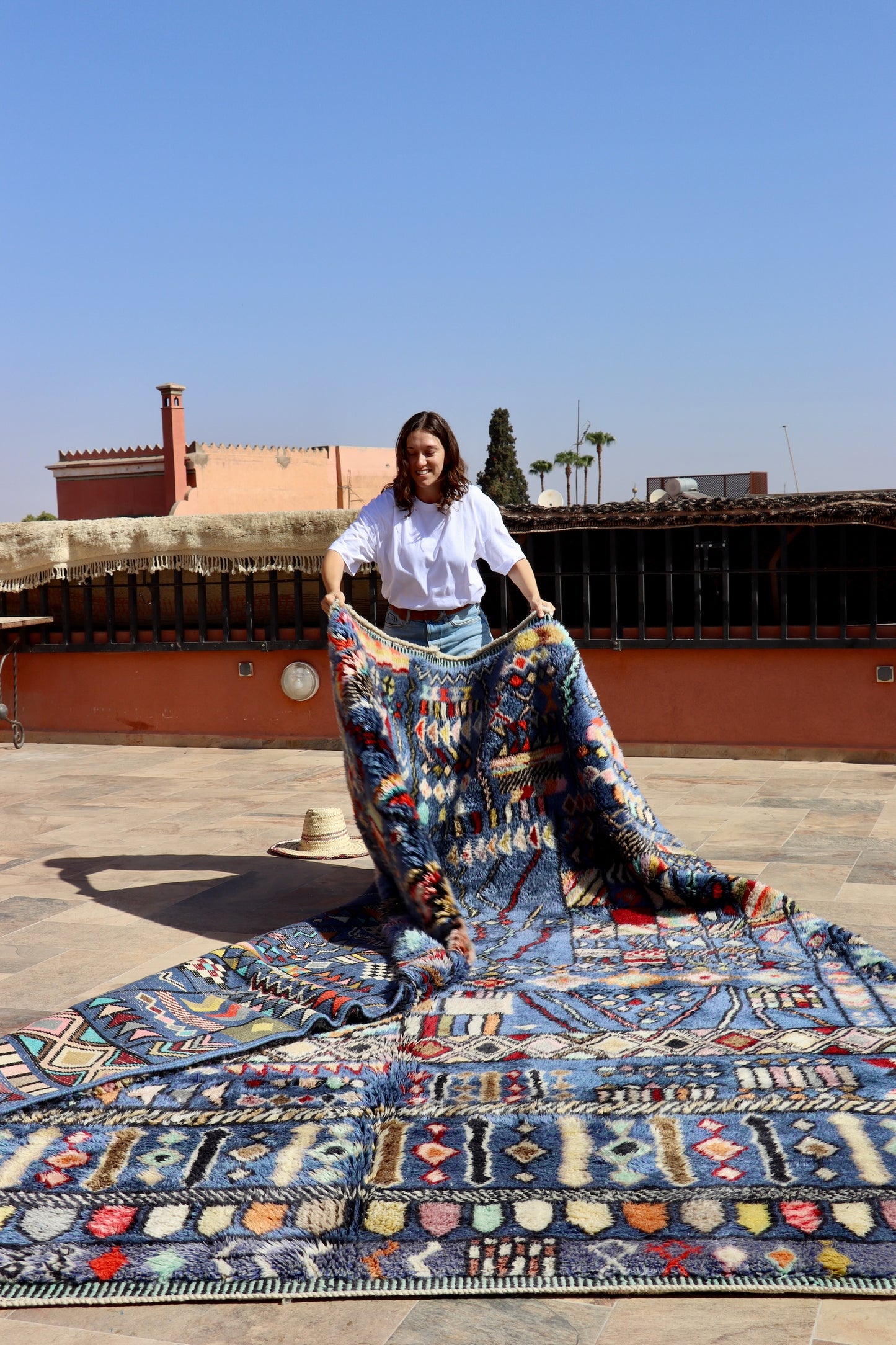 Mrirt Moroccan Rug (981) 353x255cm - The Bold Journey