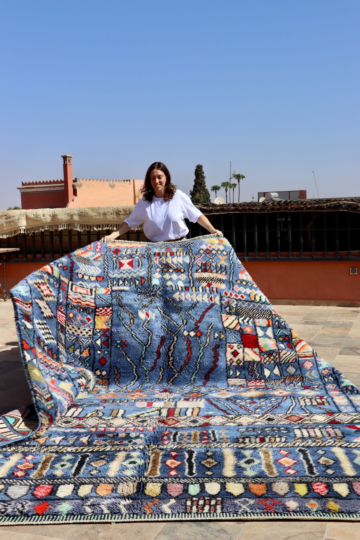 Mrirt Moroccan Rug (981) 353x255cm - The Bold Journey