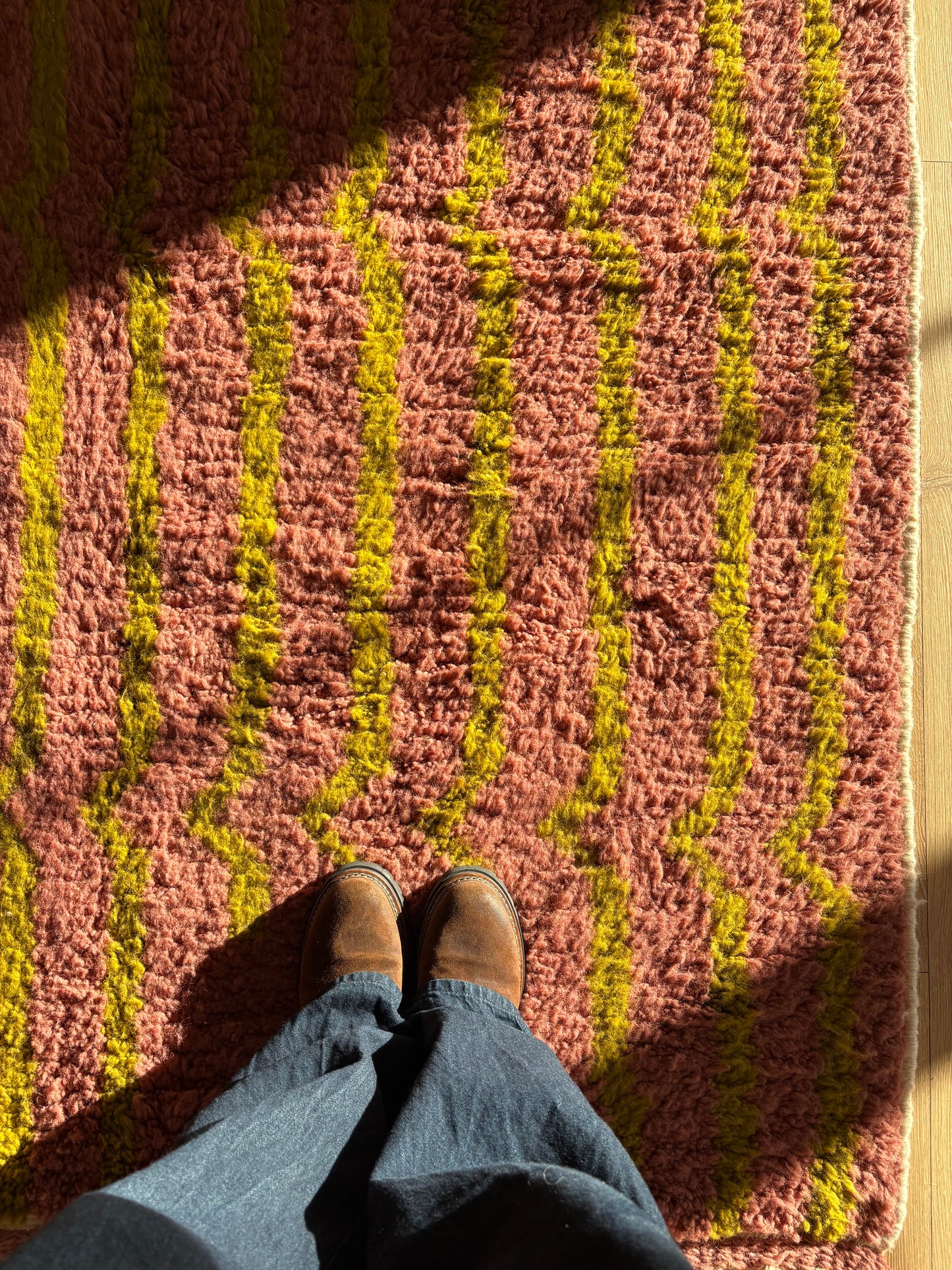 Beni Ouarain Marokkaans kleurrijk vloerkleed (959) 360x240cm - Arenal