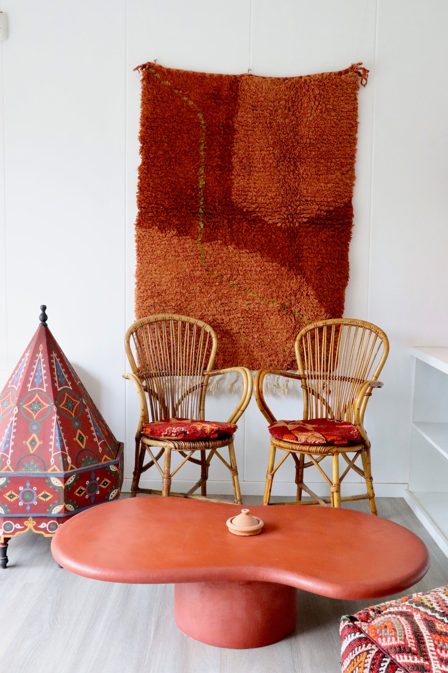 Wall Hanging Moroccan Rug (998) 141x106cm - Autumn