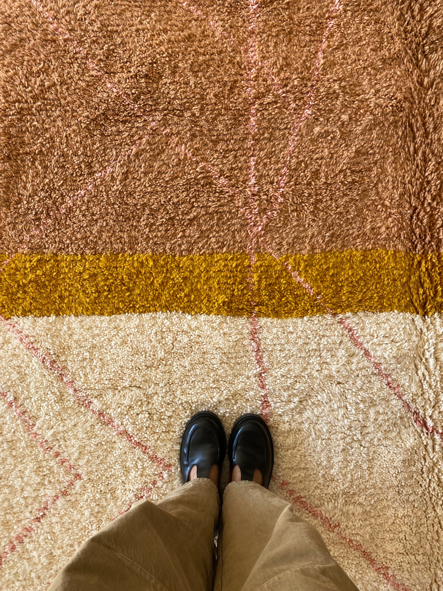 Tapis Beni Ouarain coloré (954) 305x209cm - Hawaii