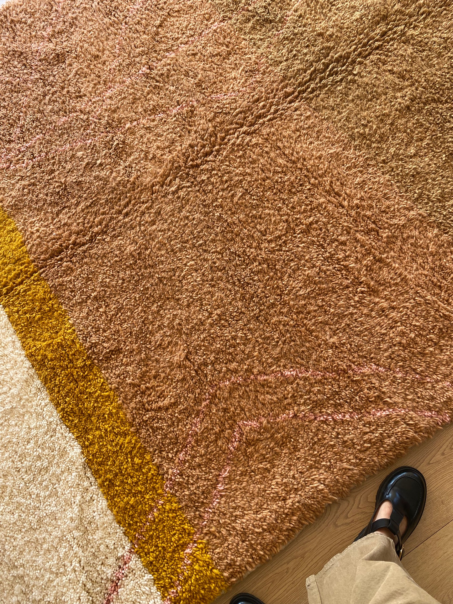 Tapis Beni Ouarain coloré (954) 305x209cm - Hawaii