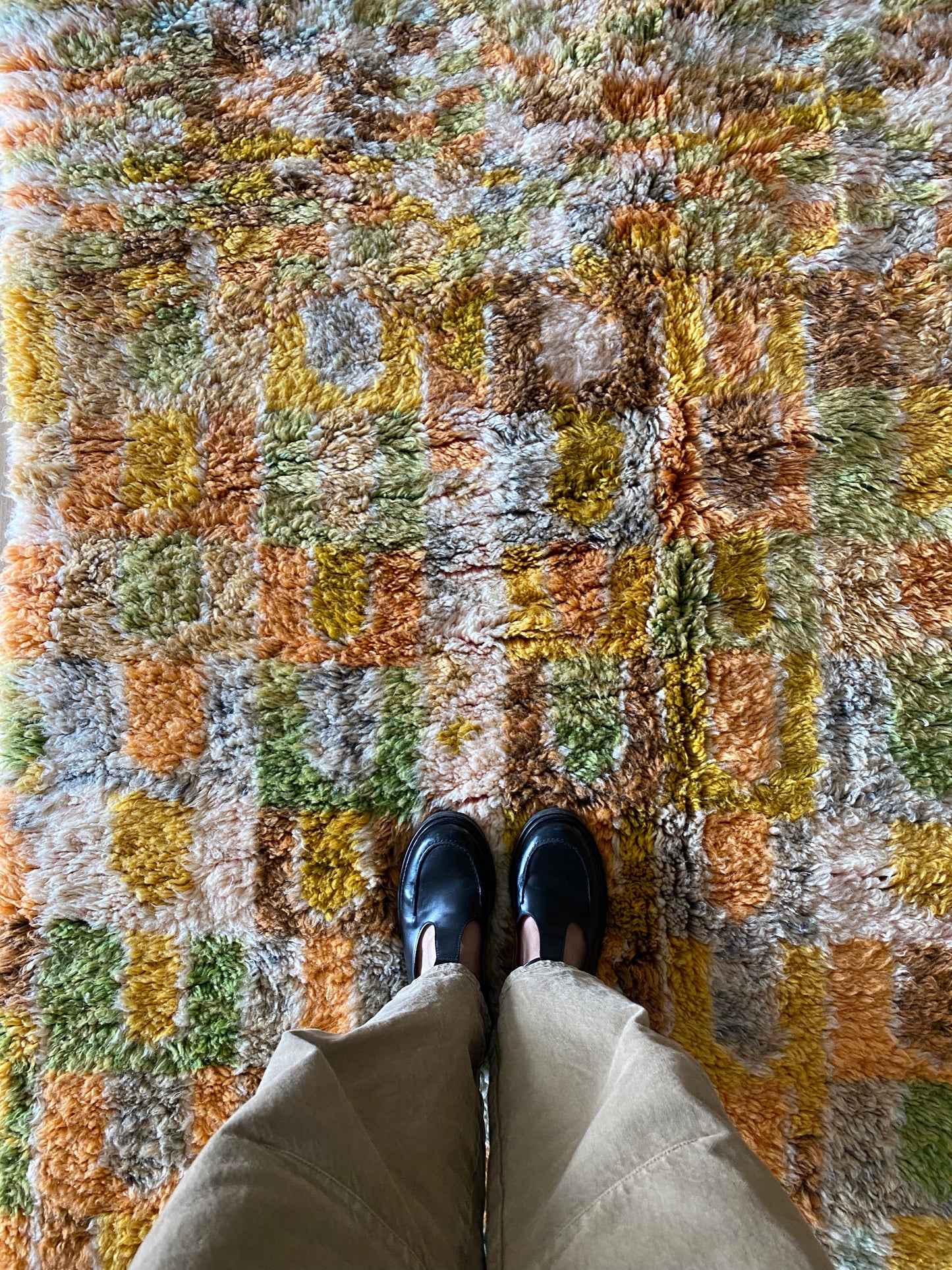 Tapis Beni Ouarain coloré (958) 227x152cm - Arch