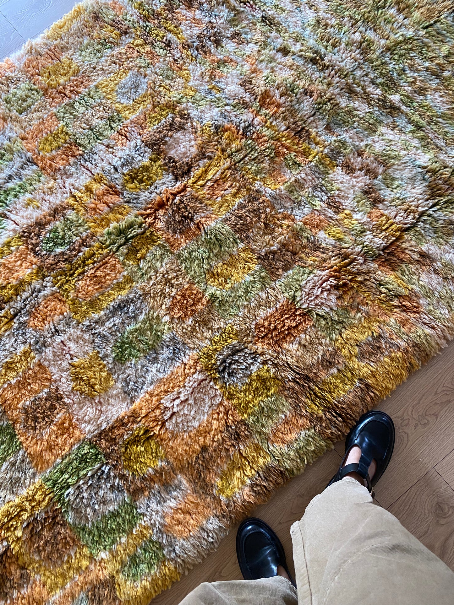 Tapis Beni Ouarain coloré (958) 227x152cm - Arch