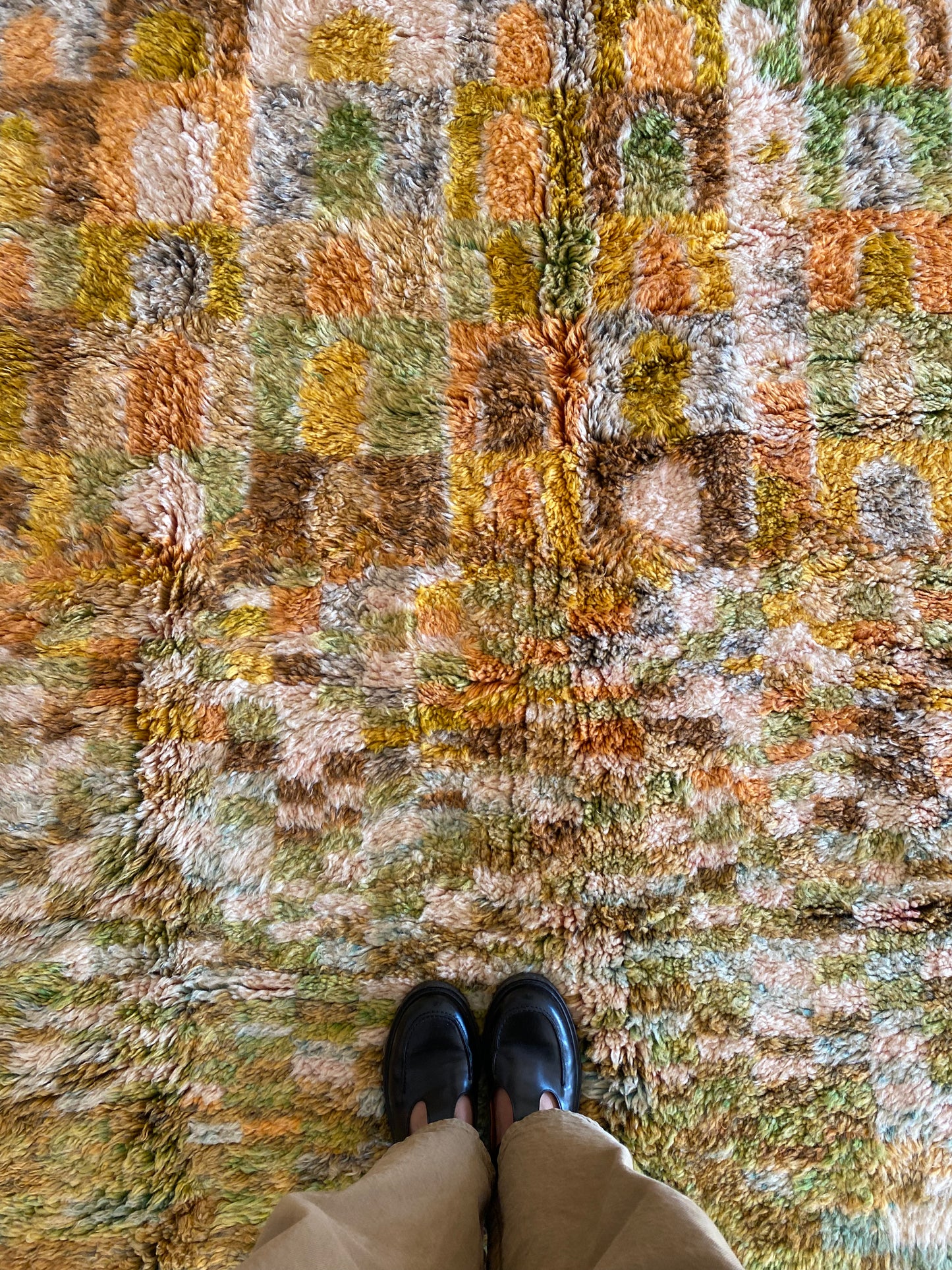 Tapis Beni Ouarain coloré (958) 227x152cm - Arch