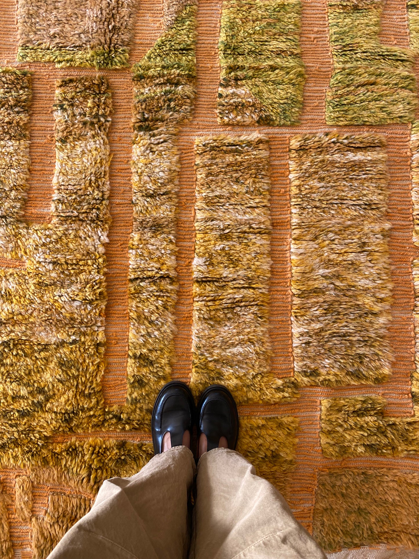 Tapis Beni Ouarain coloré (957) 237x176cm - Terra