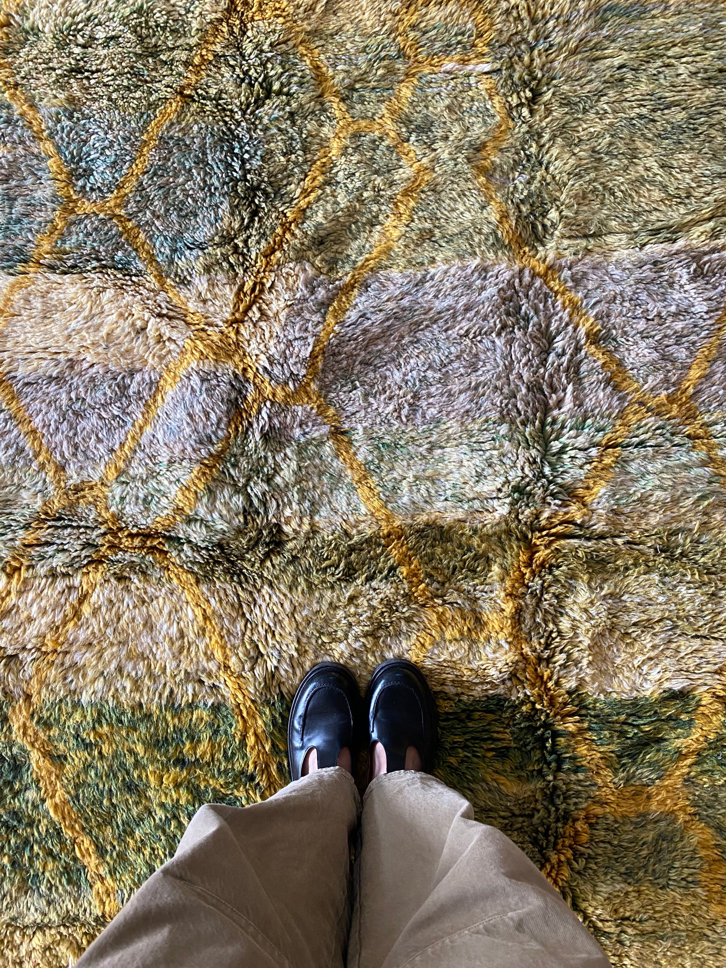 Tapis Beni Ouarain coloré (956) 258x170cm - Emerald City