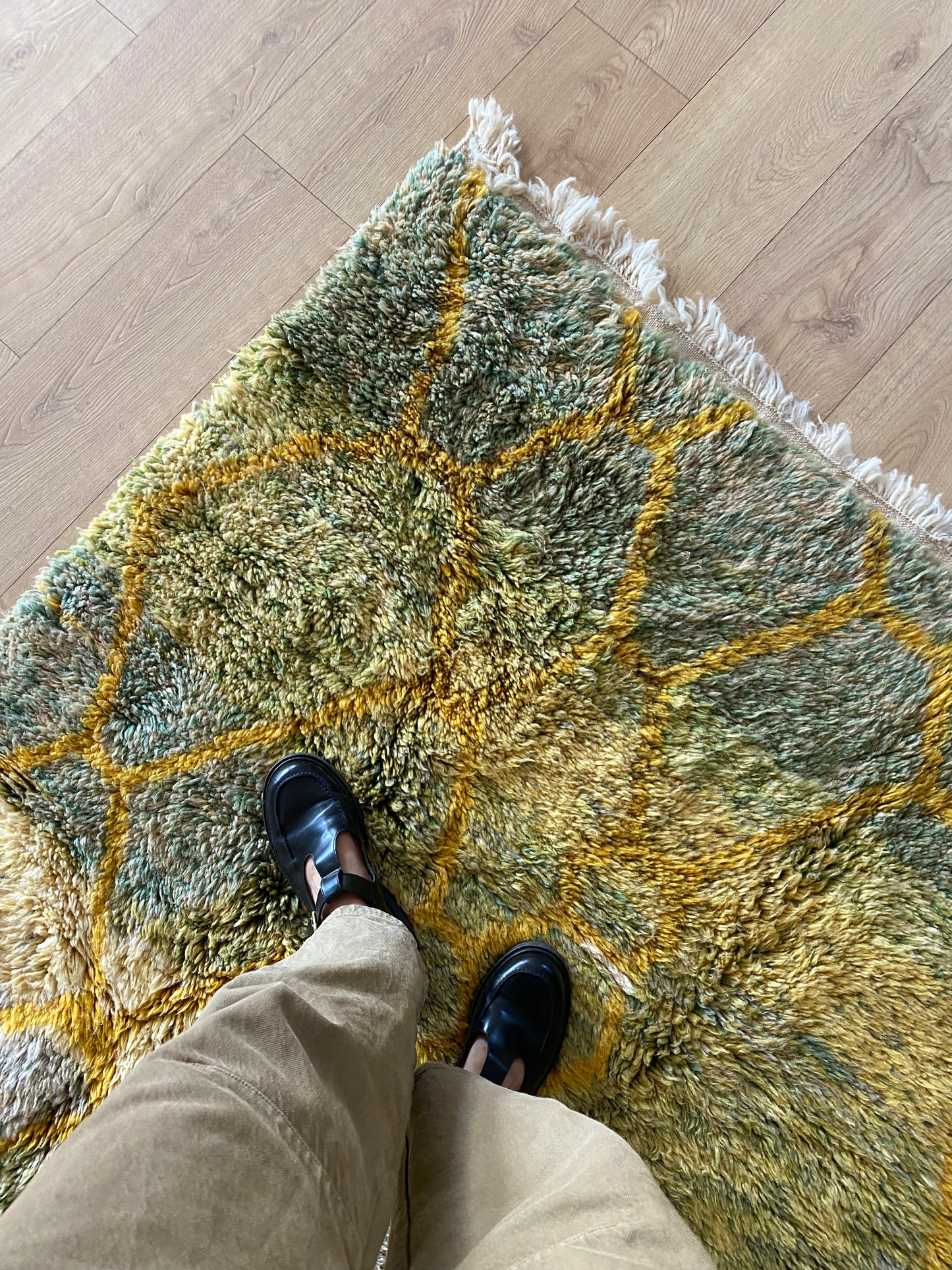 Tapis Beni Ouarain coloré (956) 258x170cm - Emerald City