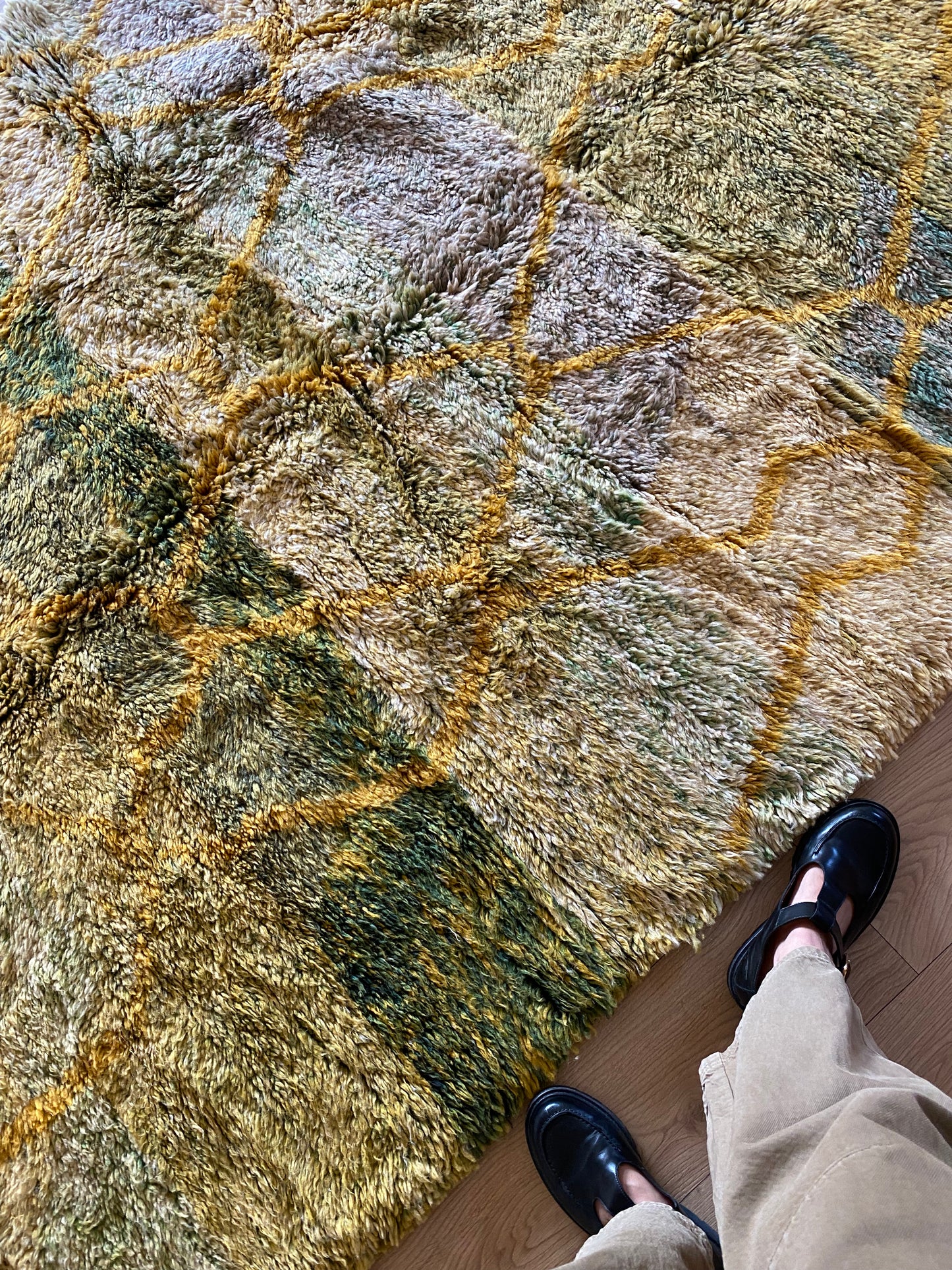 Tapis Beni Ouarain coloré (956) 258x170cm - Emerald City