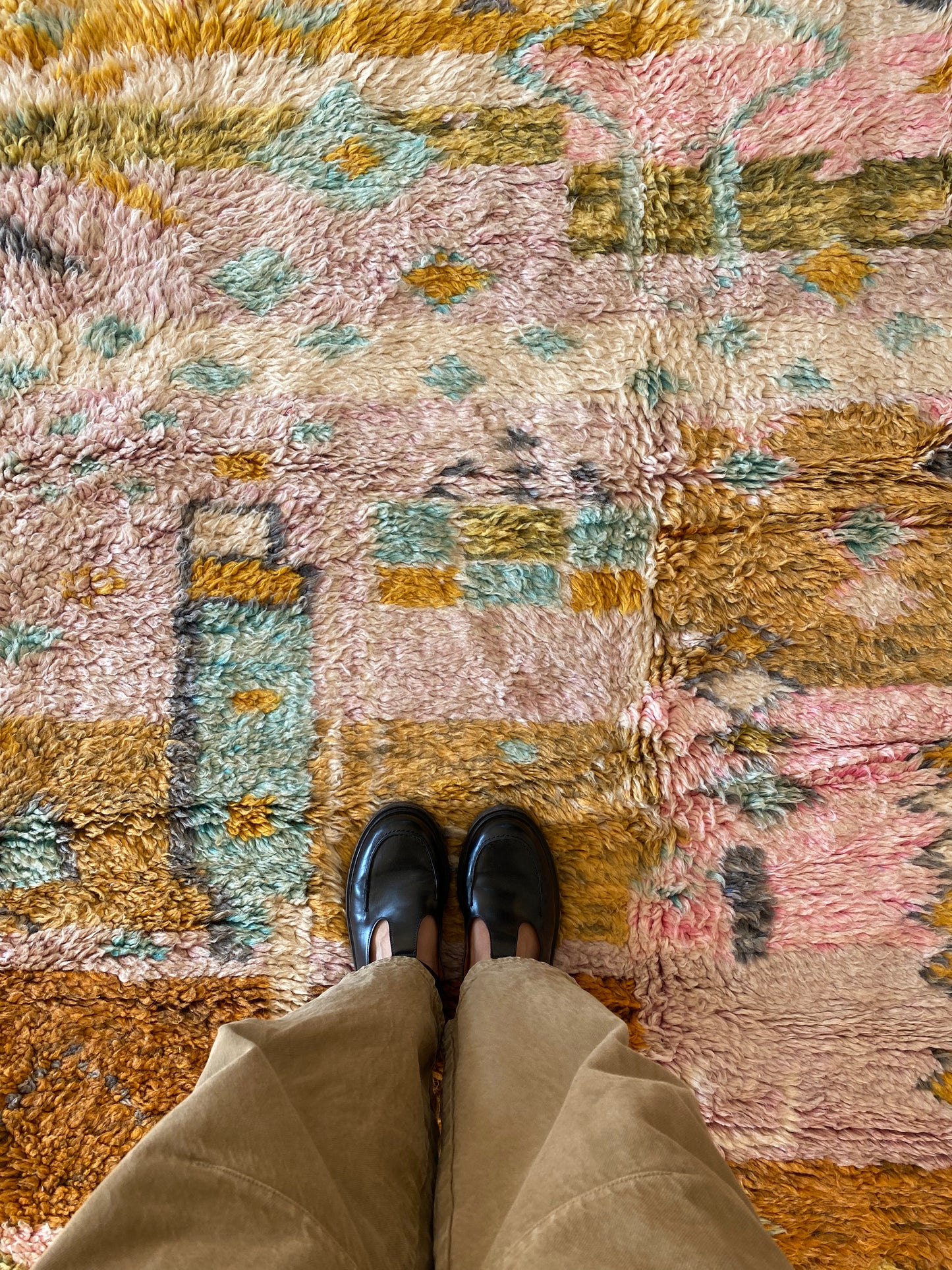 Tapis Beni Ouarain coloré (955) 255x145cm - End of Summer