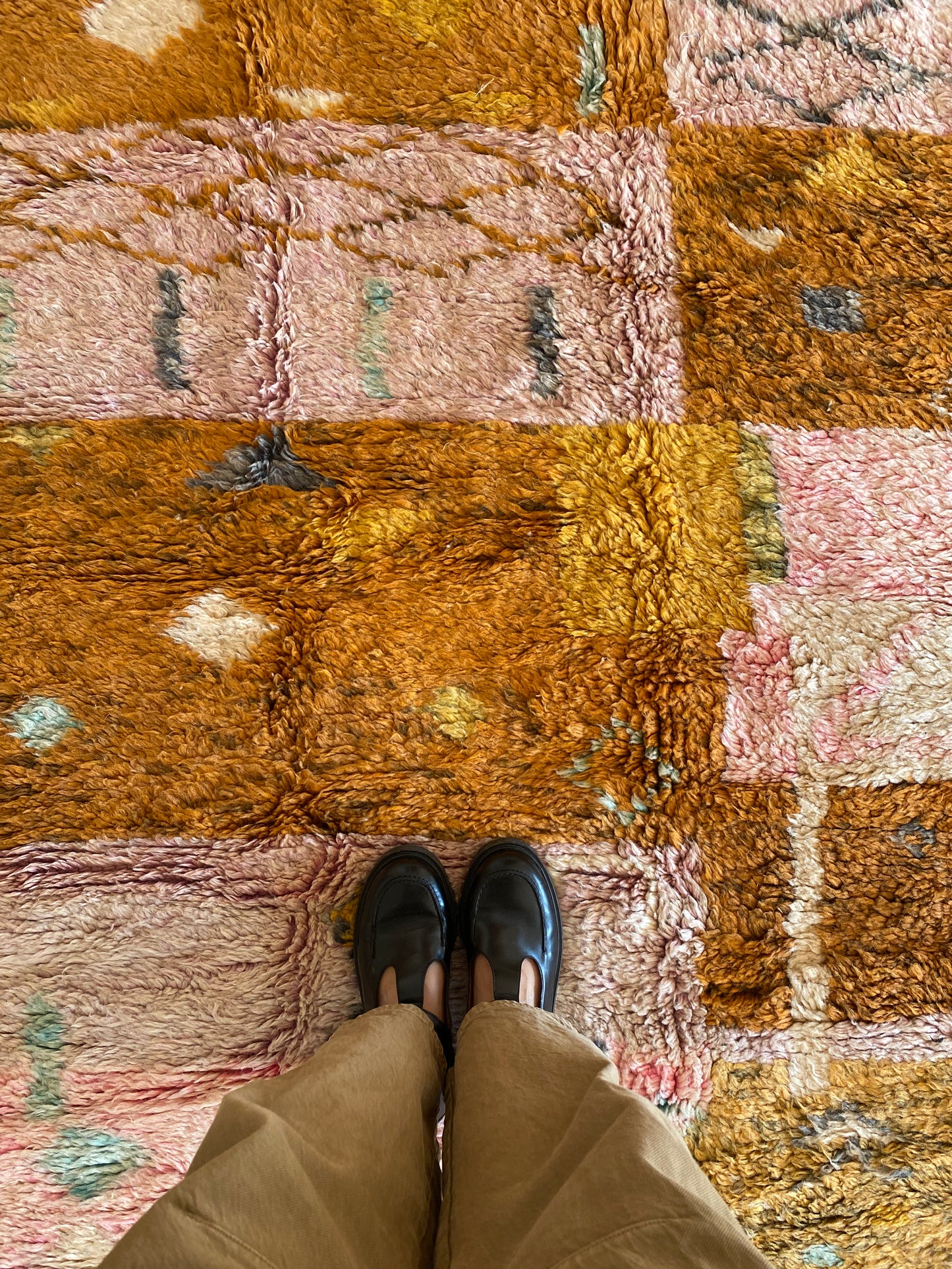 Tapis Beni Ouarain coloré (955) 255x145cm - End of Summer