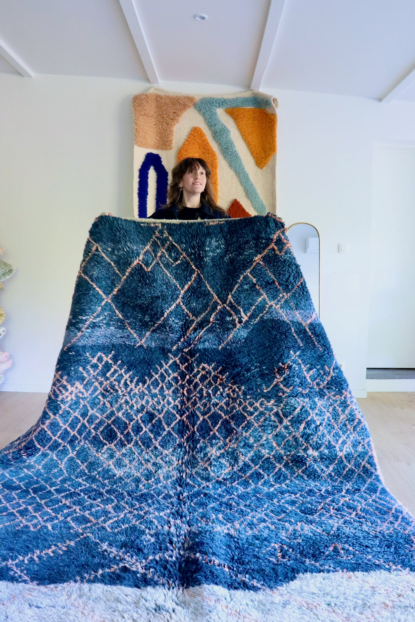 Tapis Beni Ouarain coloré (1024) 293x214cm - Night