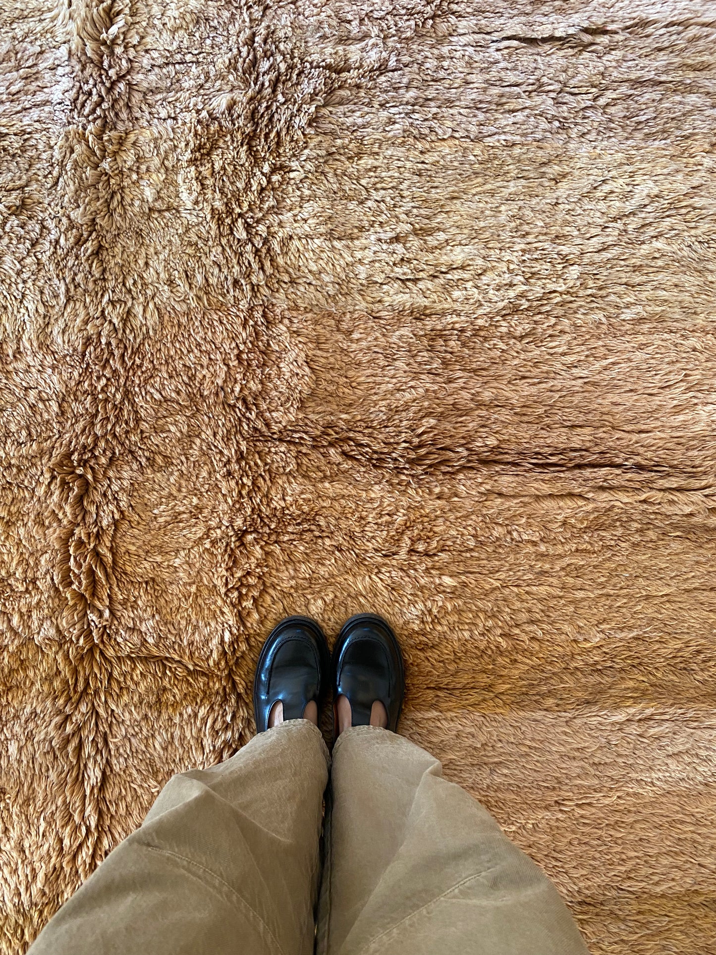 Tapis Beni Ouarain coloré (949) 292x210cm - Apricot Sorbet