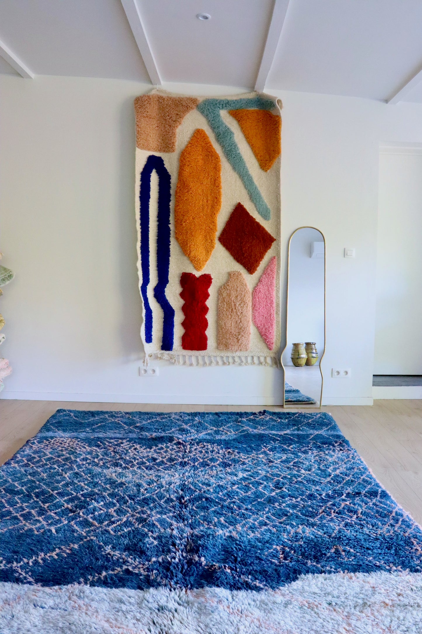 Tapis Beni Ouarain coloré (1024) 293x214cm - Night