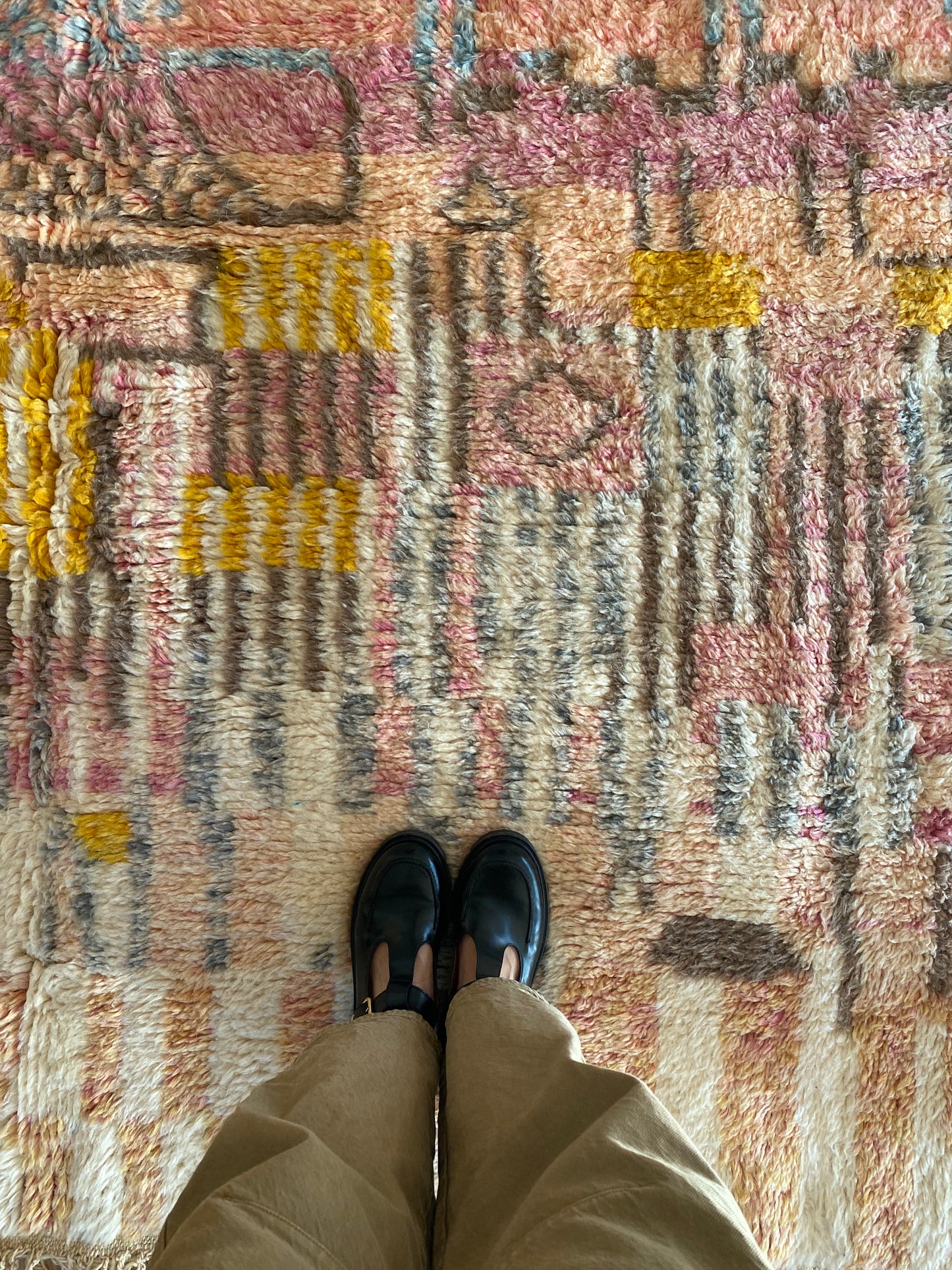 Tapis Beni Ouarain coloré (948) 282x210cm - Honeymoon in Paradise