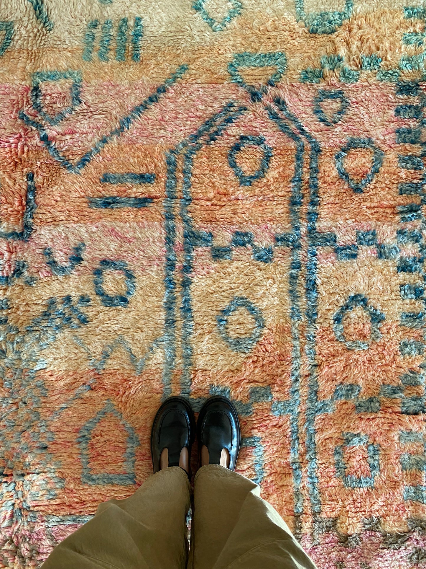 Tapis Beni Ouarain coloré (948) 282x210cm - Honeymoon in Paradise
