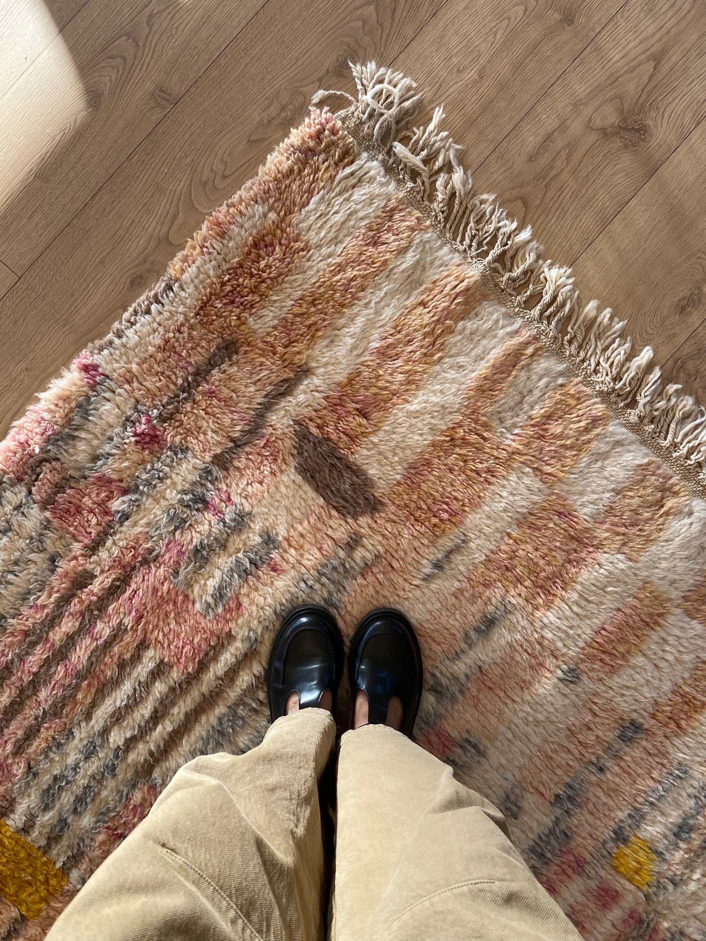Tapis Beni Ouarain coloré (948) 282x210cm - Honeymoon in Paradise