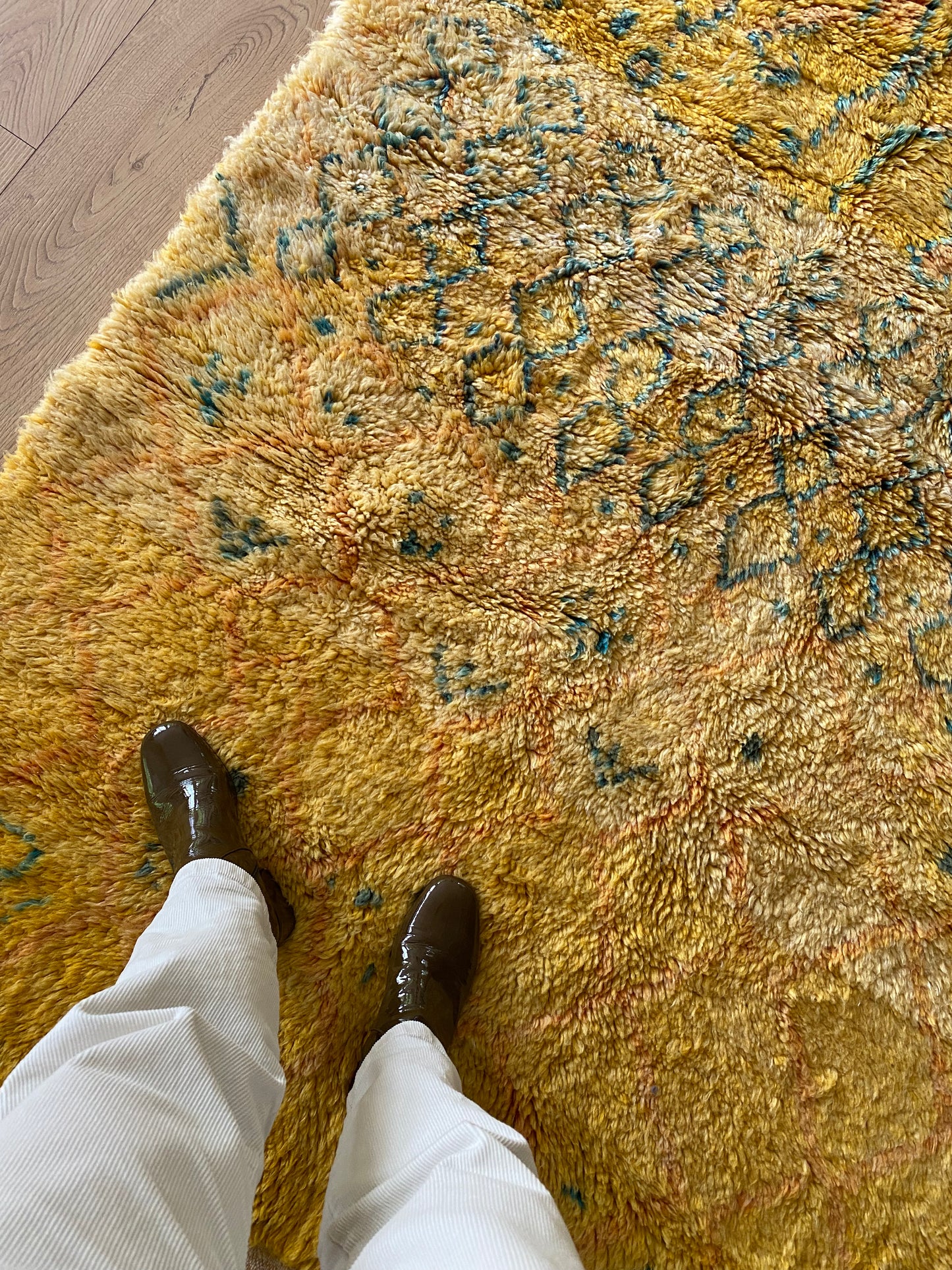Beni Ouarain Moroccan Colorful Rug (982) 250x170 - Lemon Juice