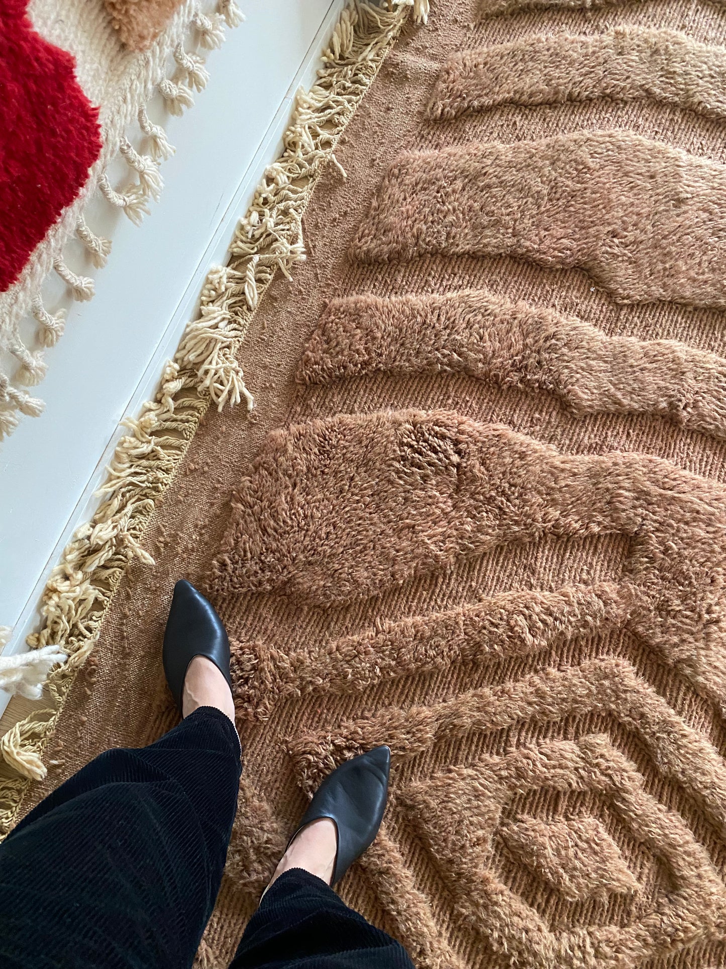 Beni Ouarain Moroccan Colorful Rug (976) 420x298 - Chocolate Ice Cream
