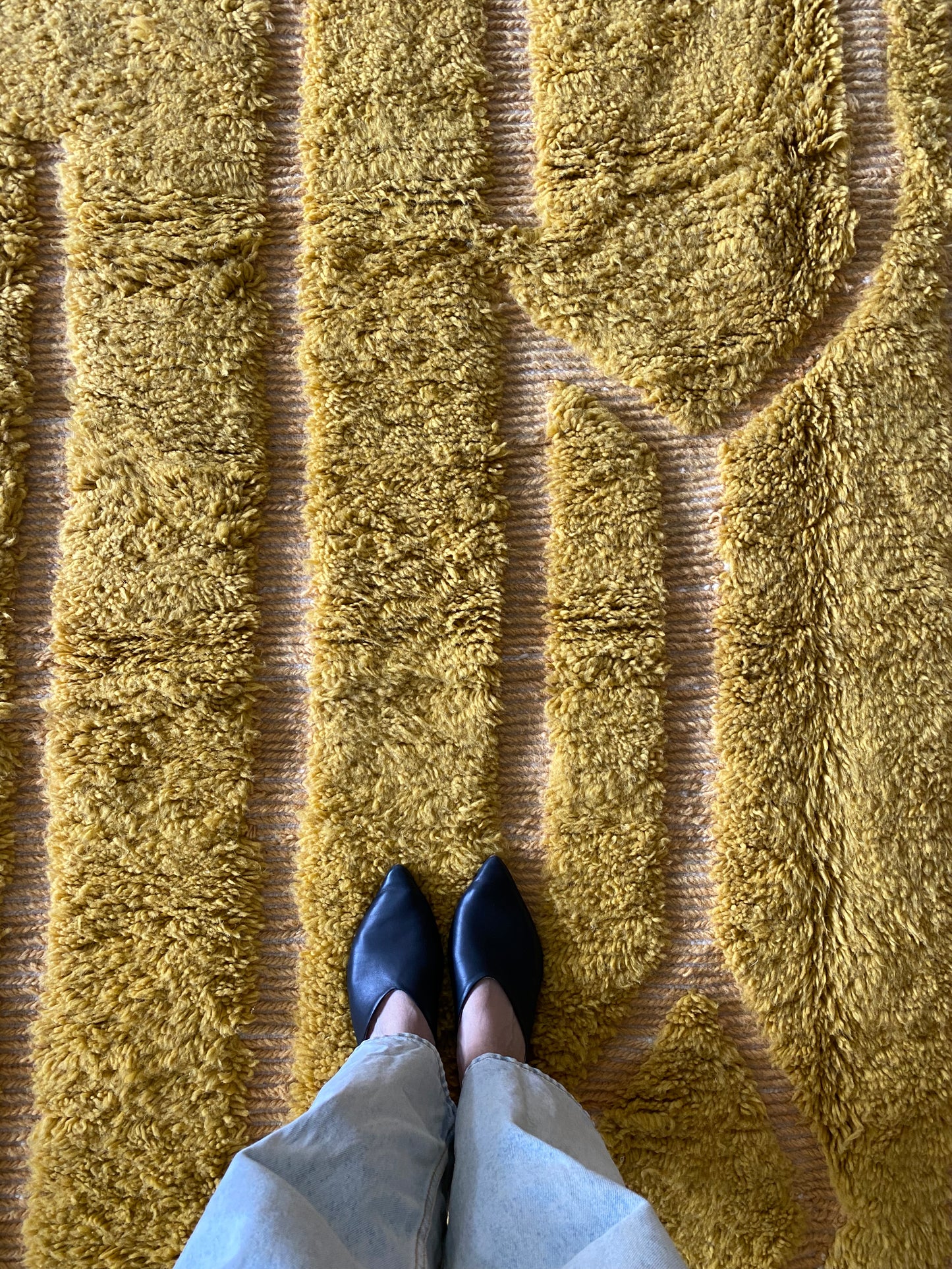 Beni Ouarain Moroccan Colorful Rug (970) 290x205 - Honey