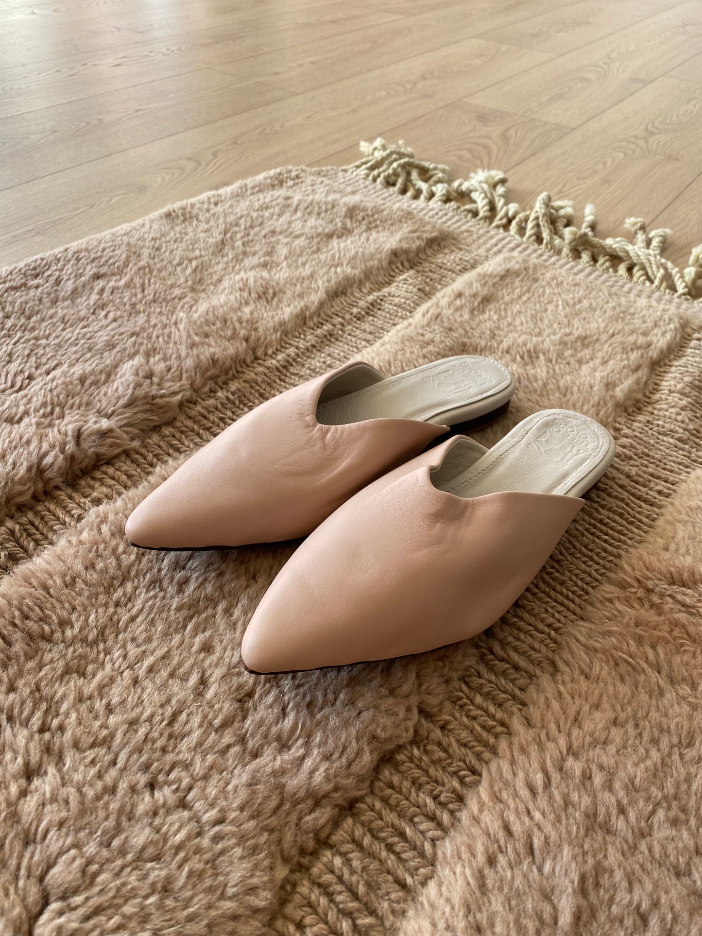 Leather Babouche Mules - Limited edition