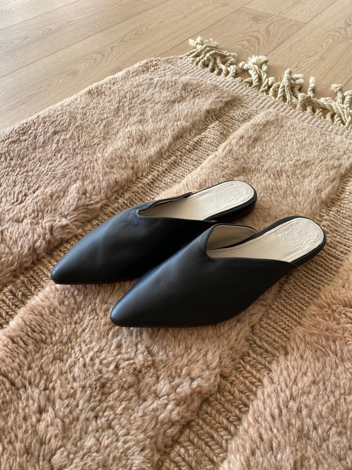 Leather Babouche Mules - Limited edition