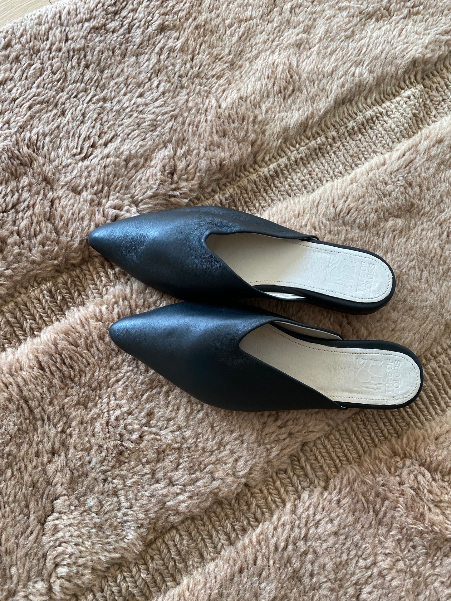 Leather Babouche Mules - Limited edition