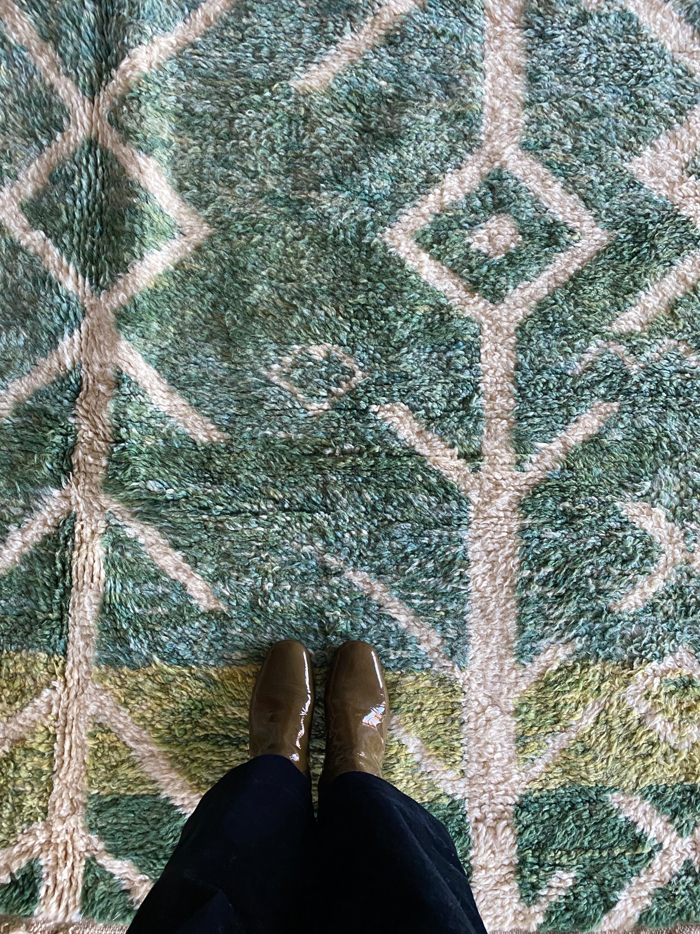 Beni Ouarain Marokkaans kleurrijk tapijt (1019) 298x196cm - Bali