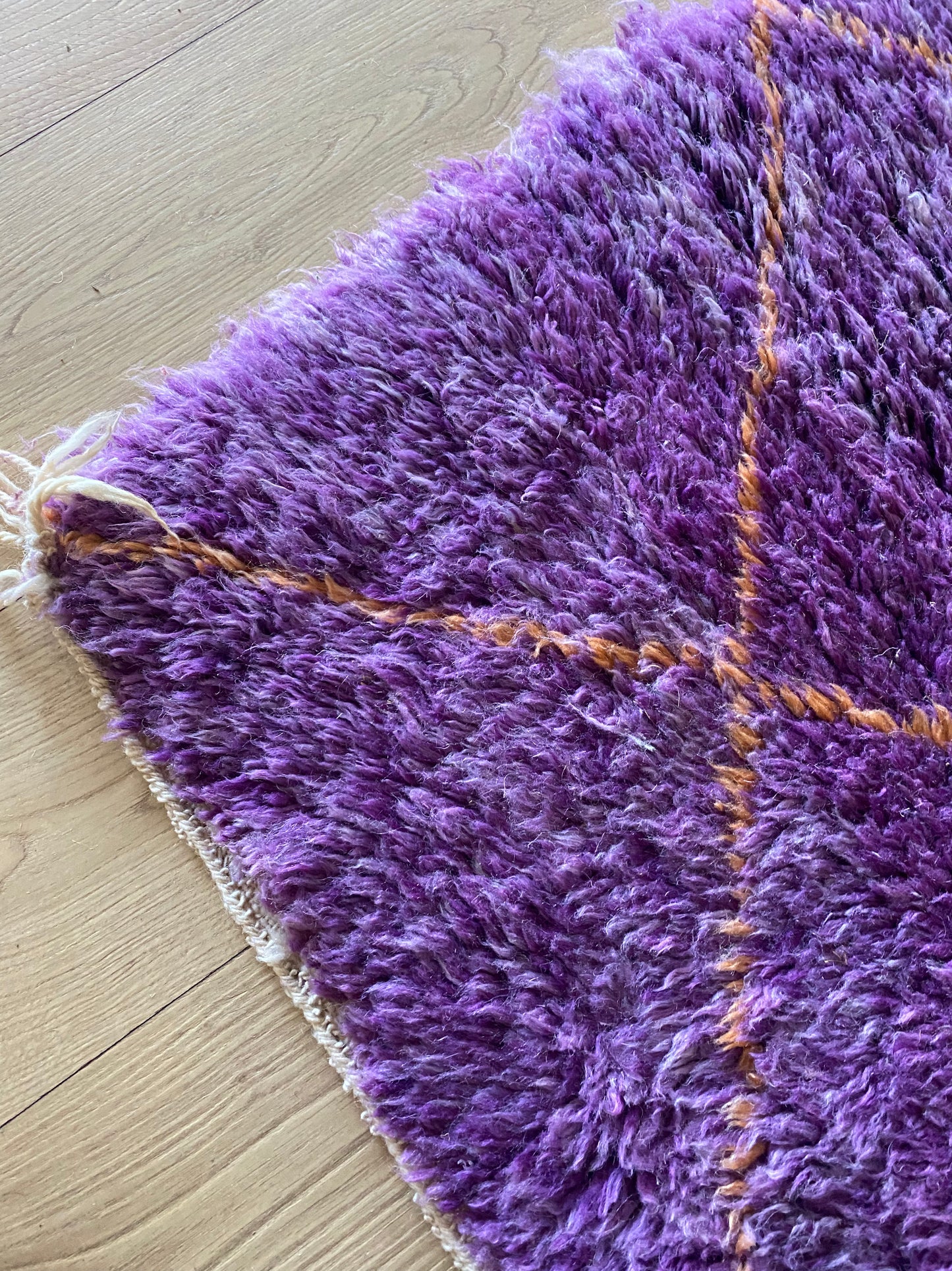 Tapis Beni Ouarain coloré (1001) 154x112cm - Violet