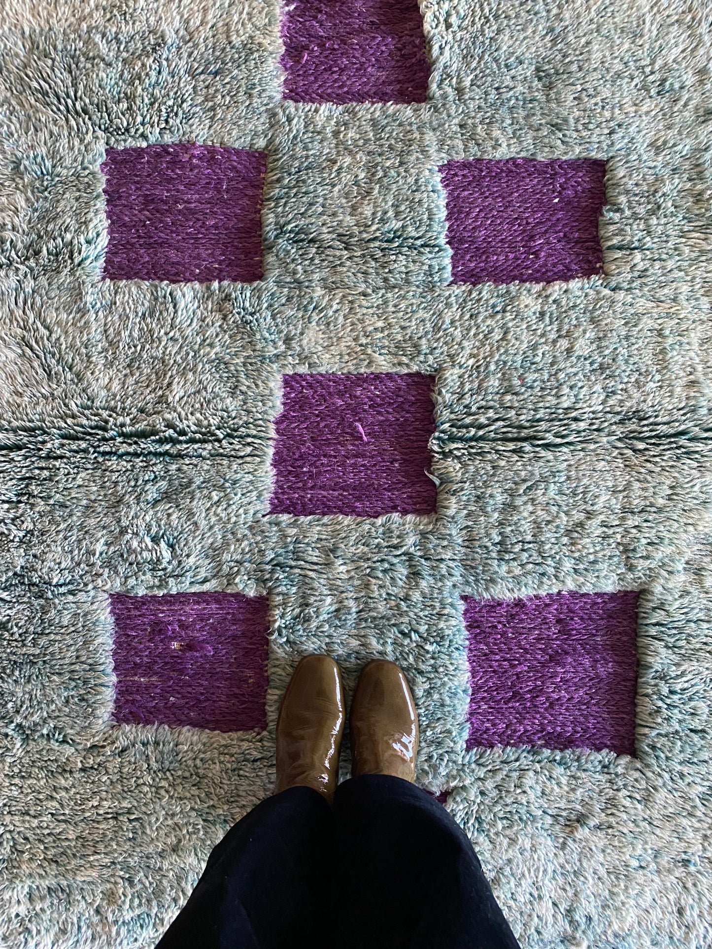 Beni Ouarain Marokkaans kleurrijk tapijt (1002) 153x120cm - Cayman Islands