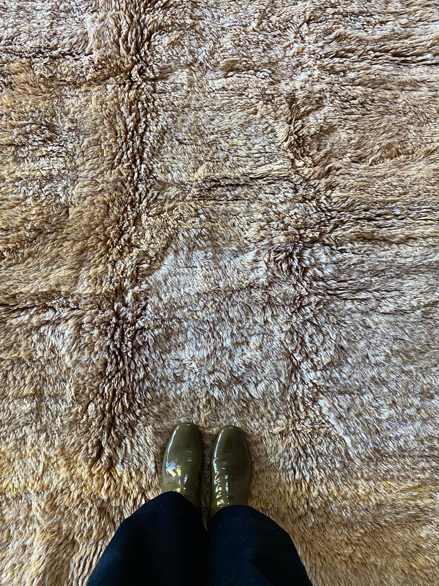 Beni Ouarain Marokkaans kleurrijk tapijt (1013) 245x160cm - Burnt Earth