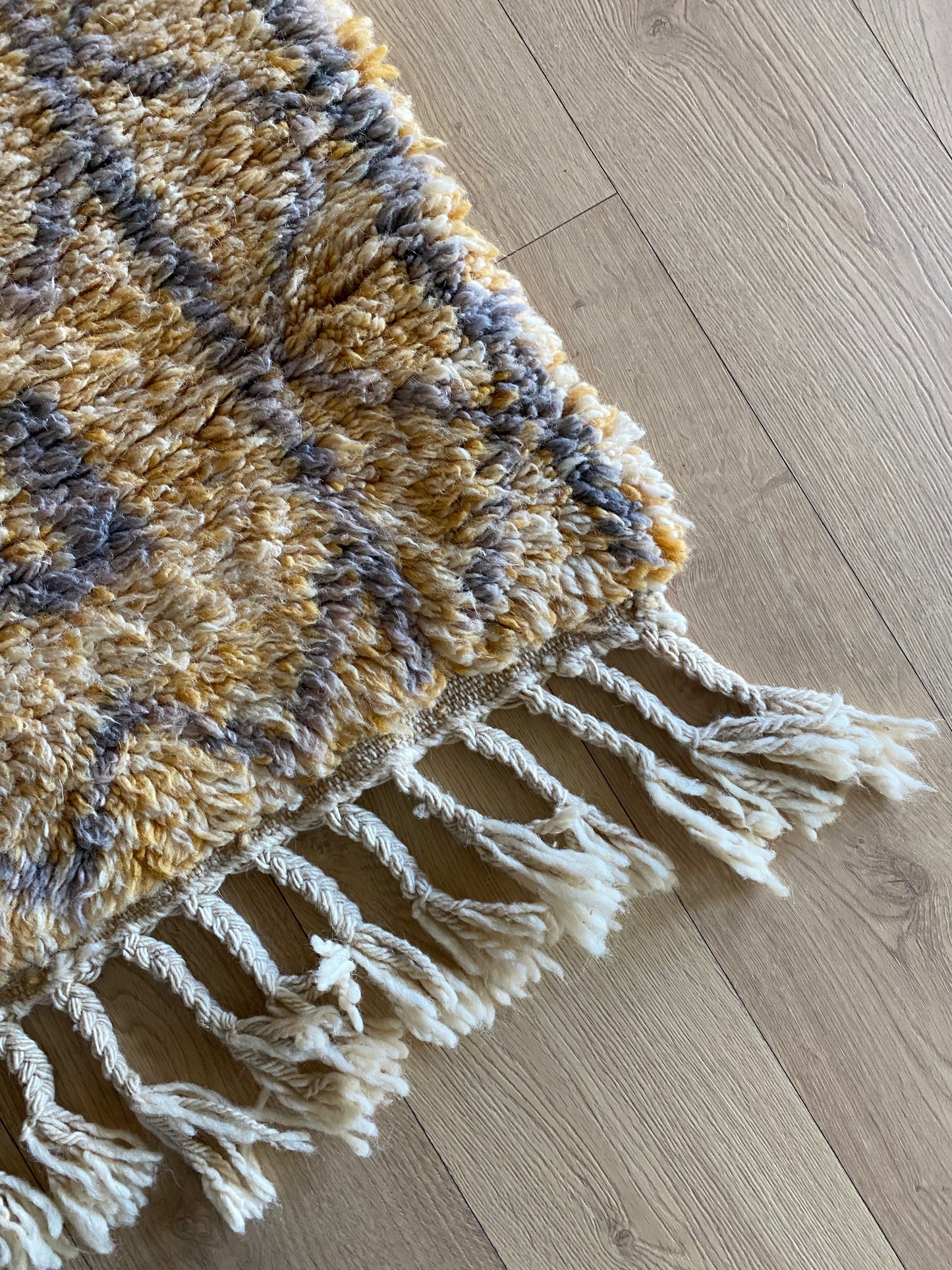 Tapis Beni Ouarain coloré (1000) 152x112cm - Lilac 2