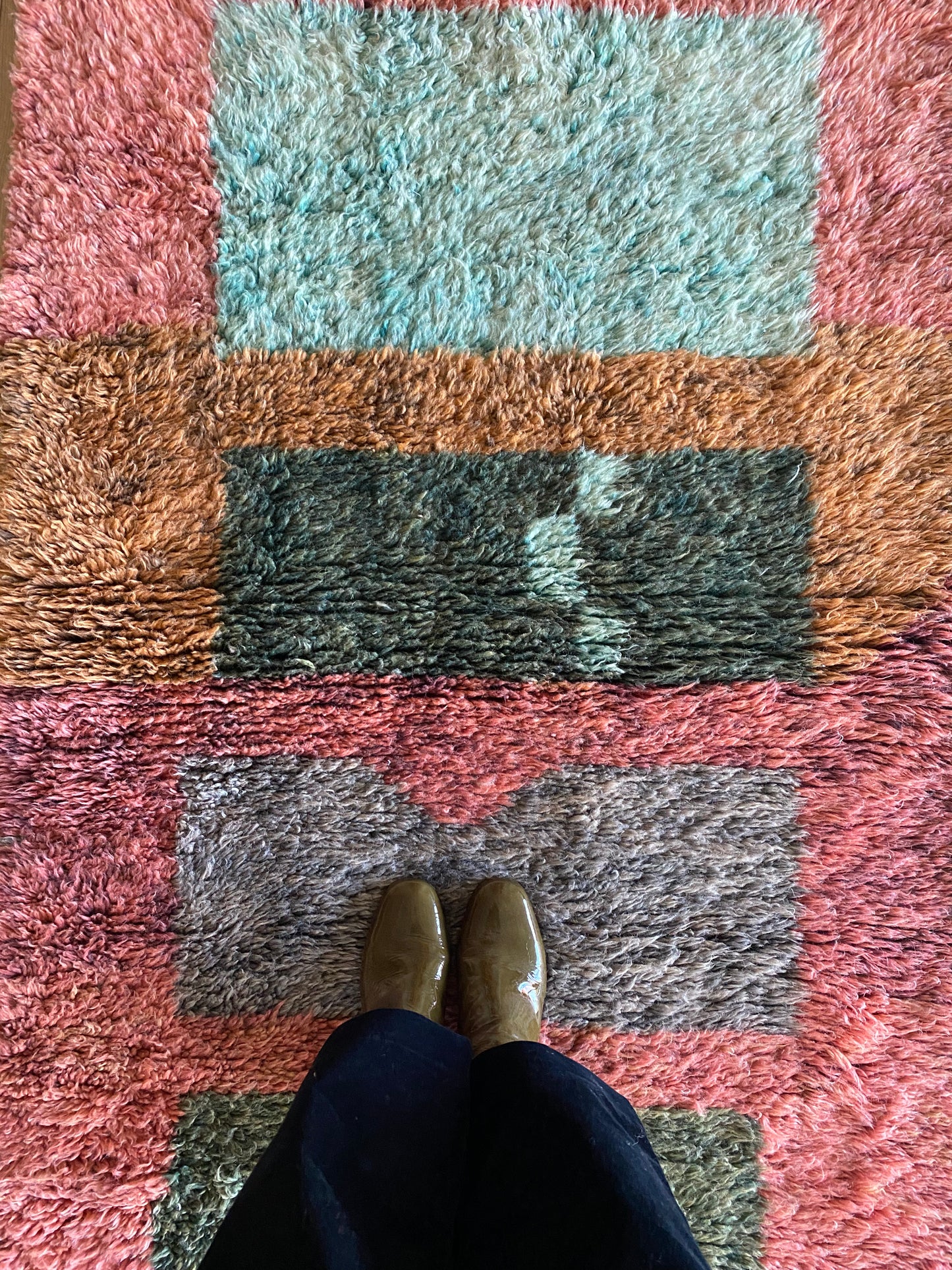 Beni Ouarain Marokkaans kleurrijk tapijt (1004) 160x104cm - Popsicle