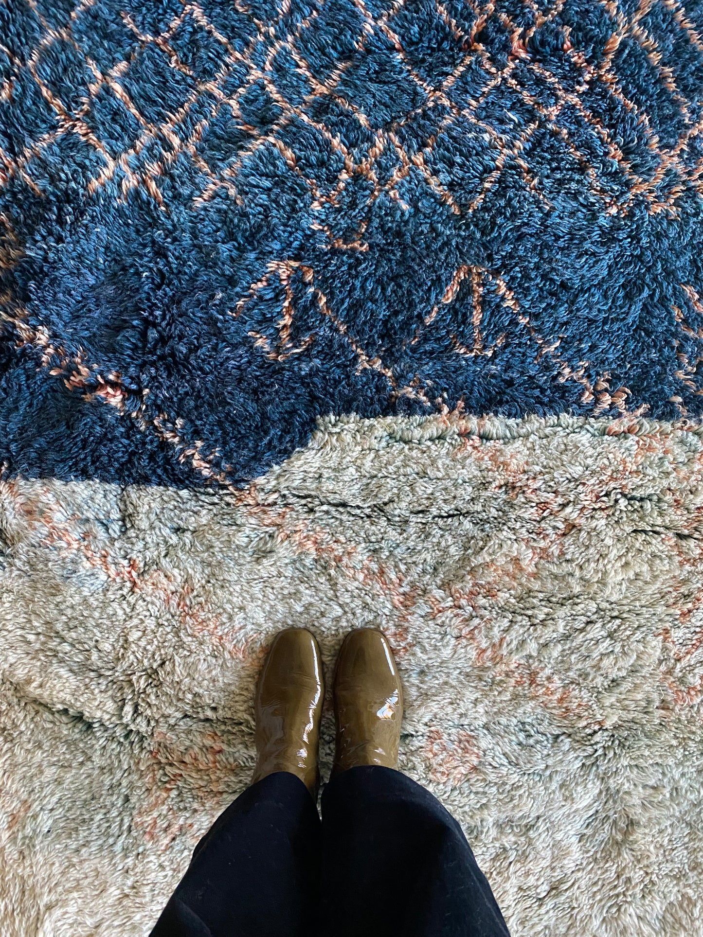 Tapis Beni Ouarain coloré (1024) 293x214cm - Night