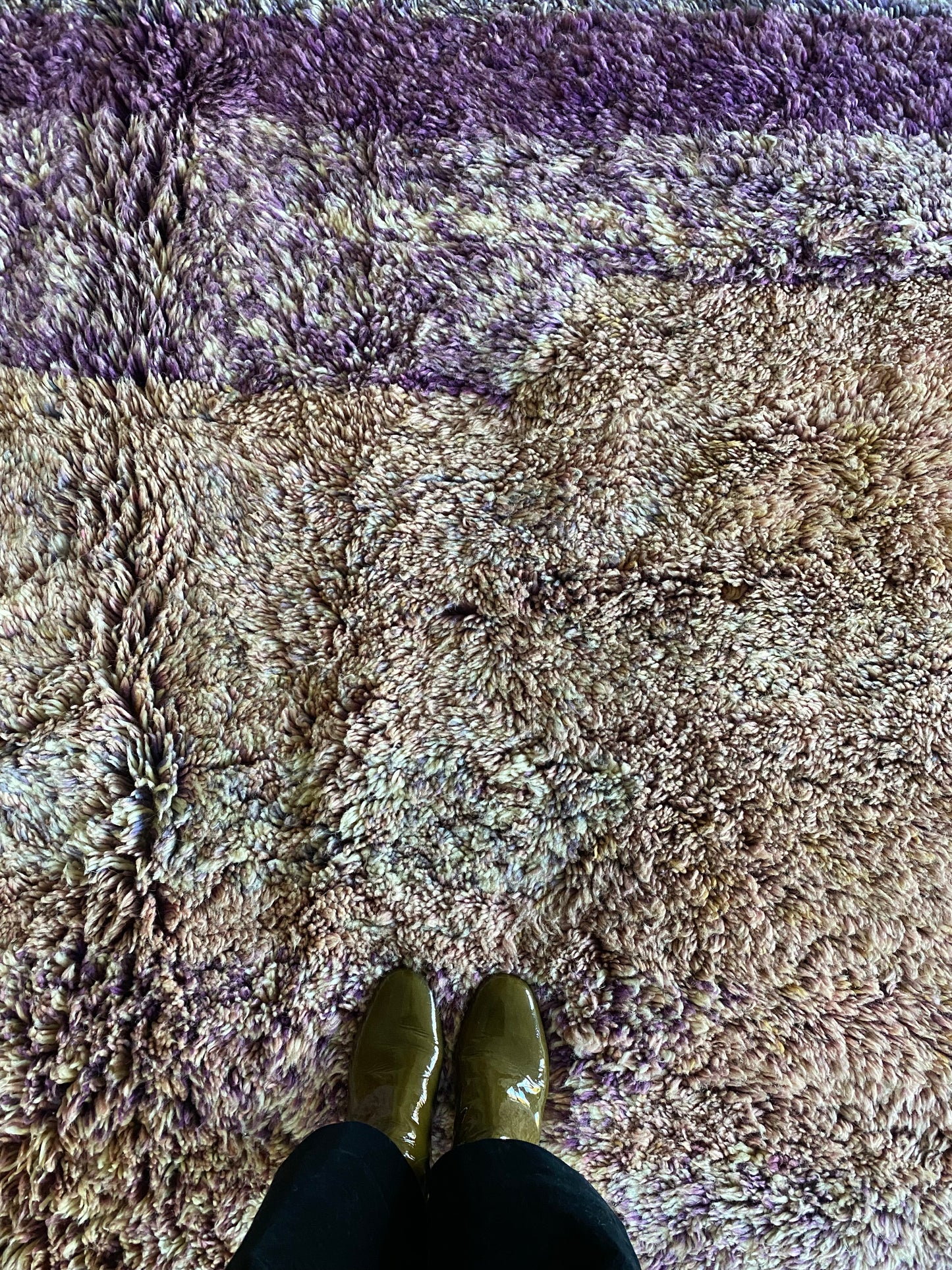 Beni Ouarain Marokkaans kleurrijk tapijt (1021) 295x196cm - Dusk