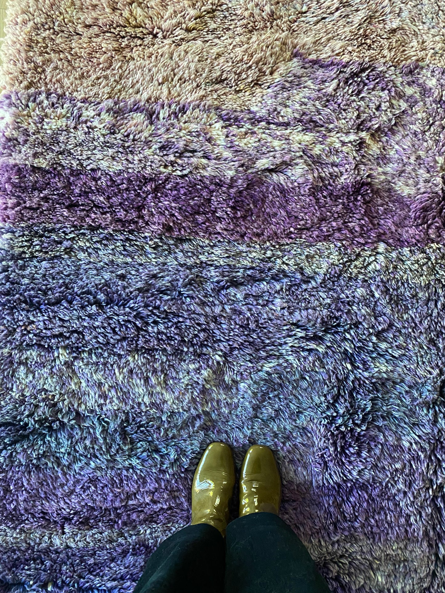 Beni Ouarain Marokkaans kleurrijk tapijt (1021) 295x196cm - Dusk