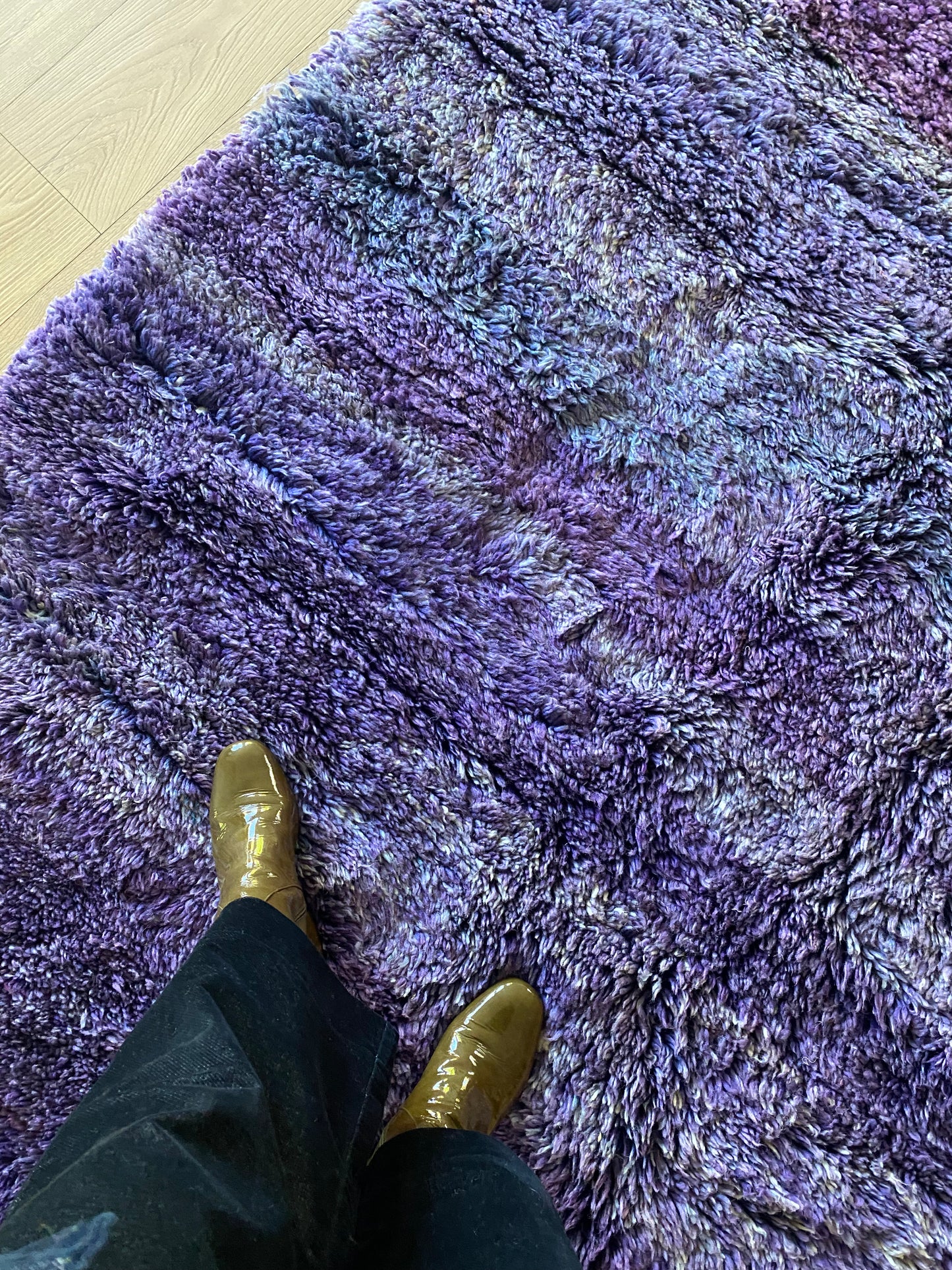 Beni Ouarain Marokkaans kleurrijk tapijt (1021) 295x196cm - Dusk