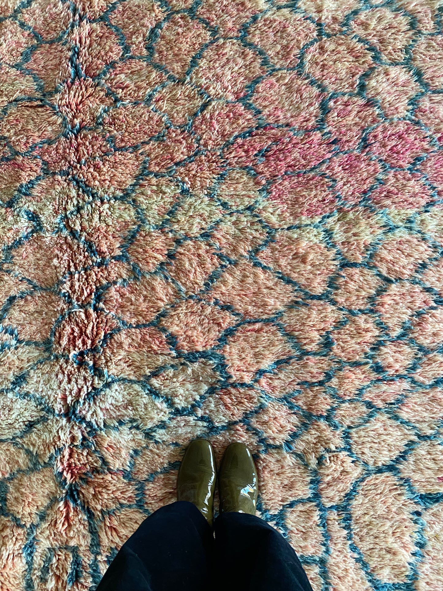 Tapis Beni Ouarain coloré (1027) 347x211cm - Sweet Dreams