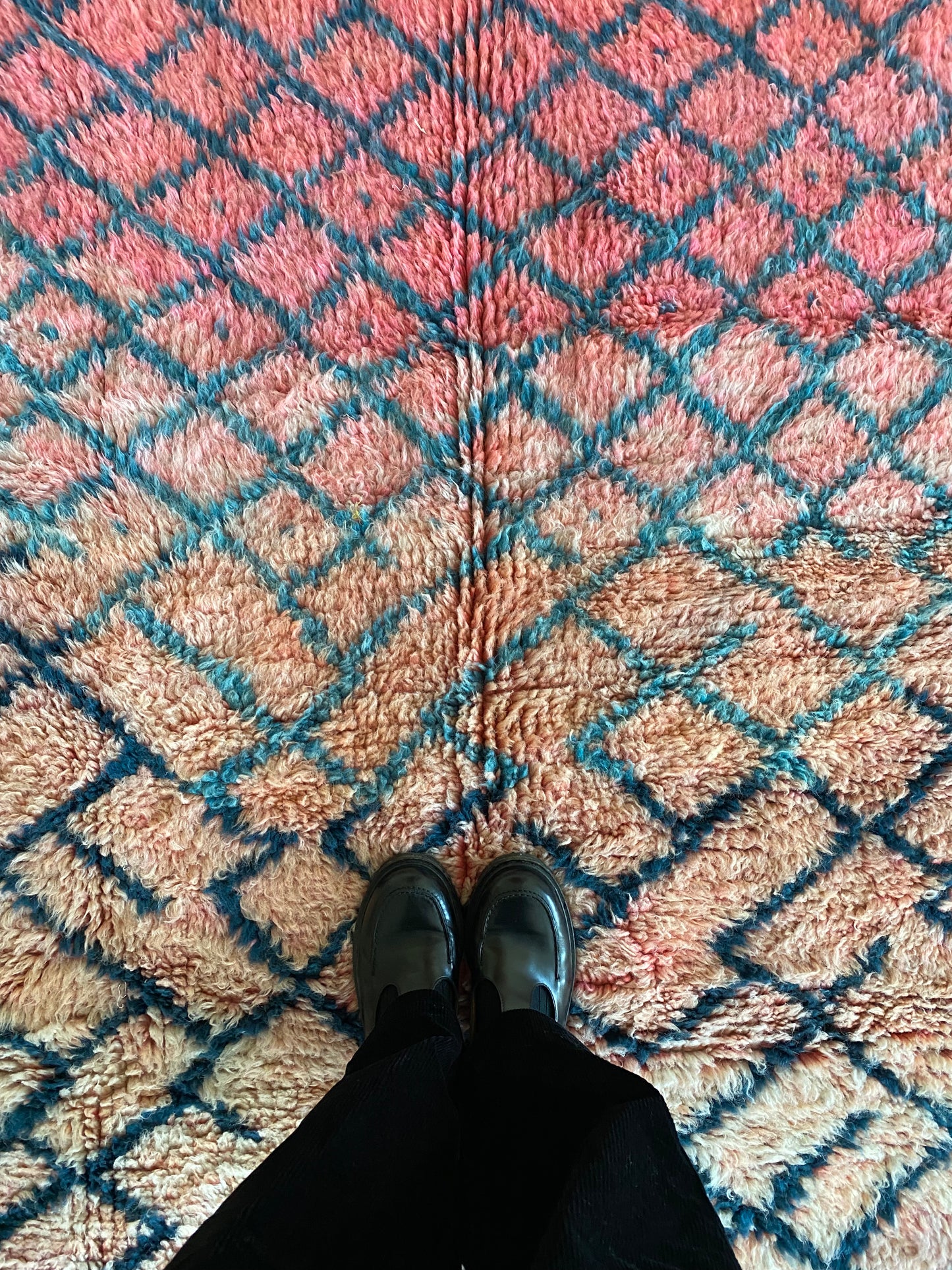 Beni Ouarain Moroccan Colorful Rug (1049) 248x173cm - Sofia